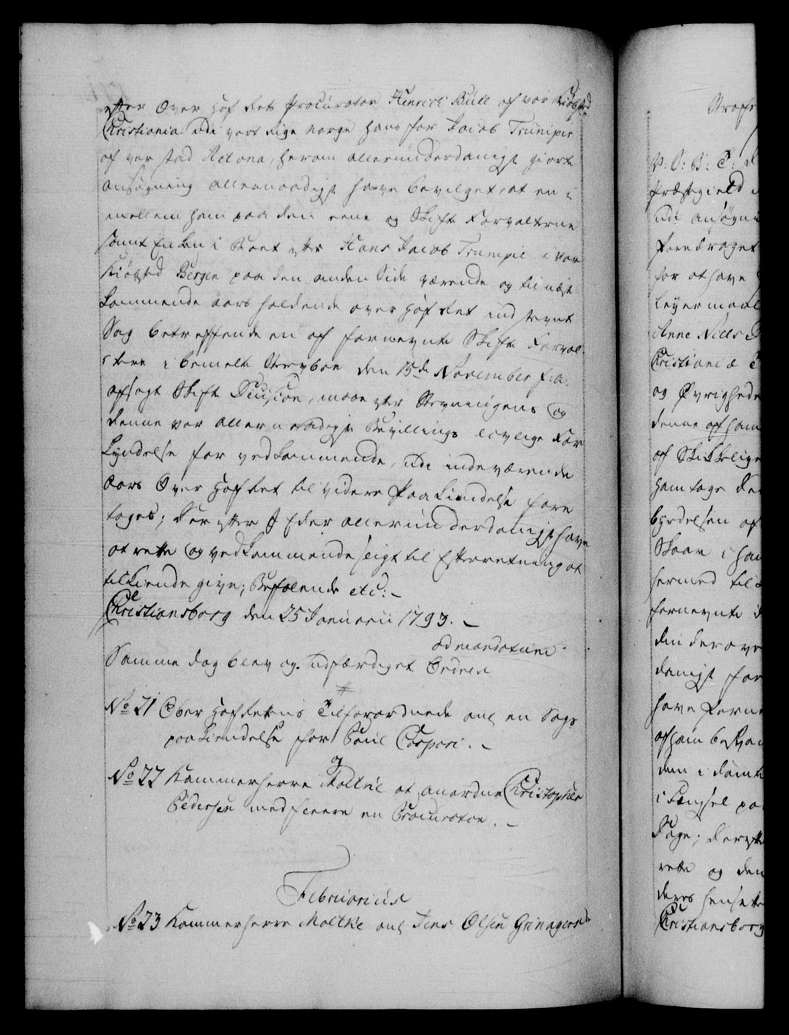 Danske Kanselli 1572-1799, AV/RA-EA-3023/F/Fc/Fca/Fcab/L0045: Norske tegnelser, 1792-1796, s. 171b