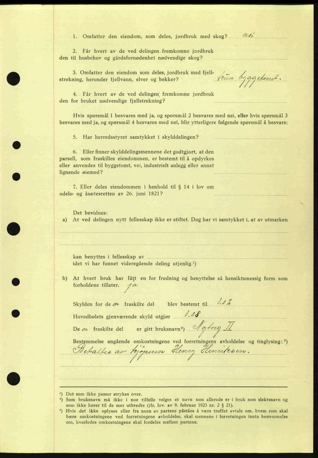 Idd og Marker sorenskriveri, AV/SAO-A-10283/G/Gb/Gbb/L0005: Pantebok nr. A5, 1941-1943, Dagboknr: 602/1942