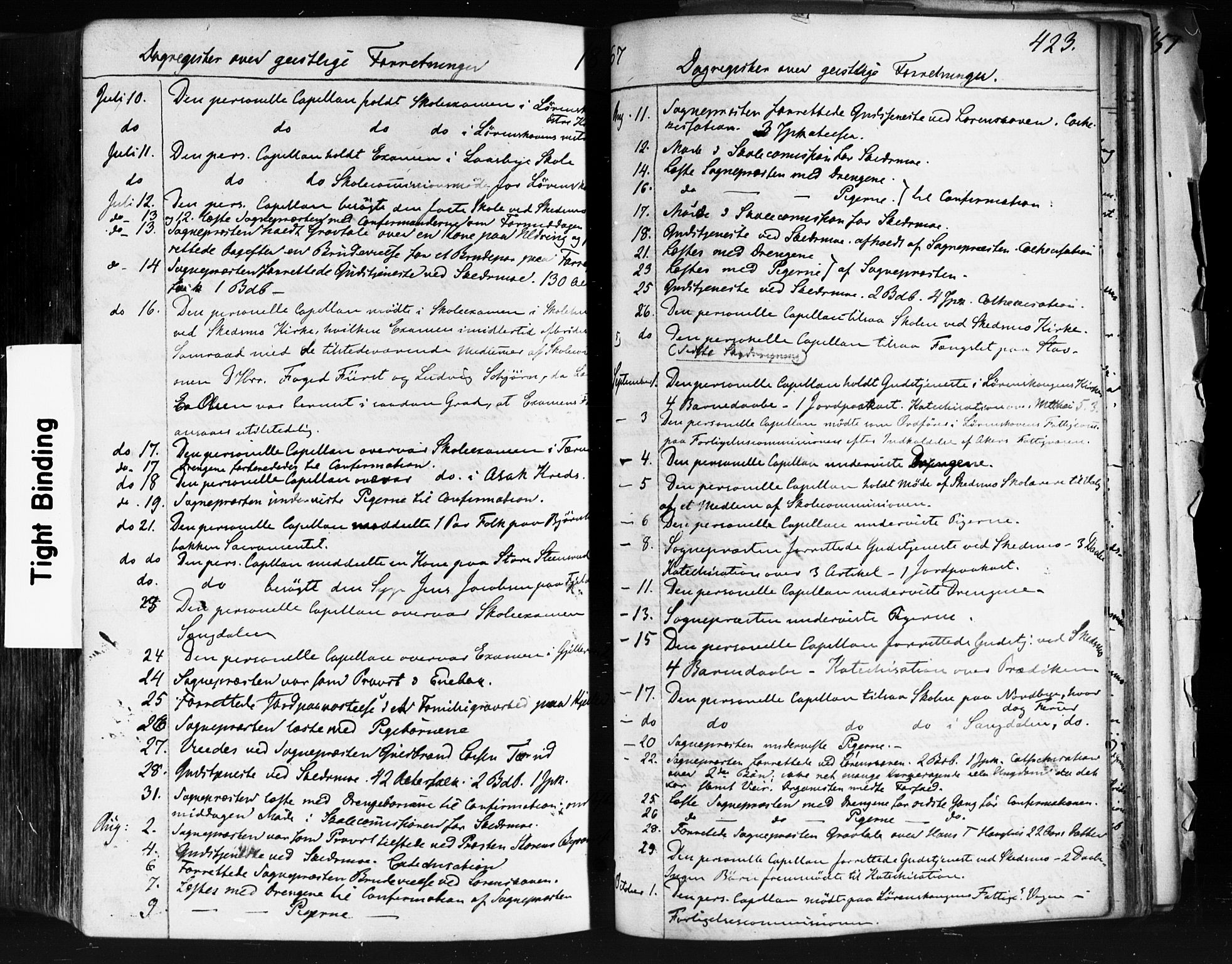 Skedsmo prestekontor Kirkebøker, AV/SAO-A-10033a/F/Fa/L0011: Ministerialbok nr. I 11, 1866-1876, s. 423