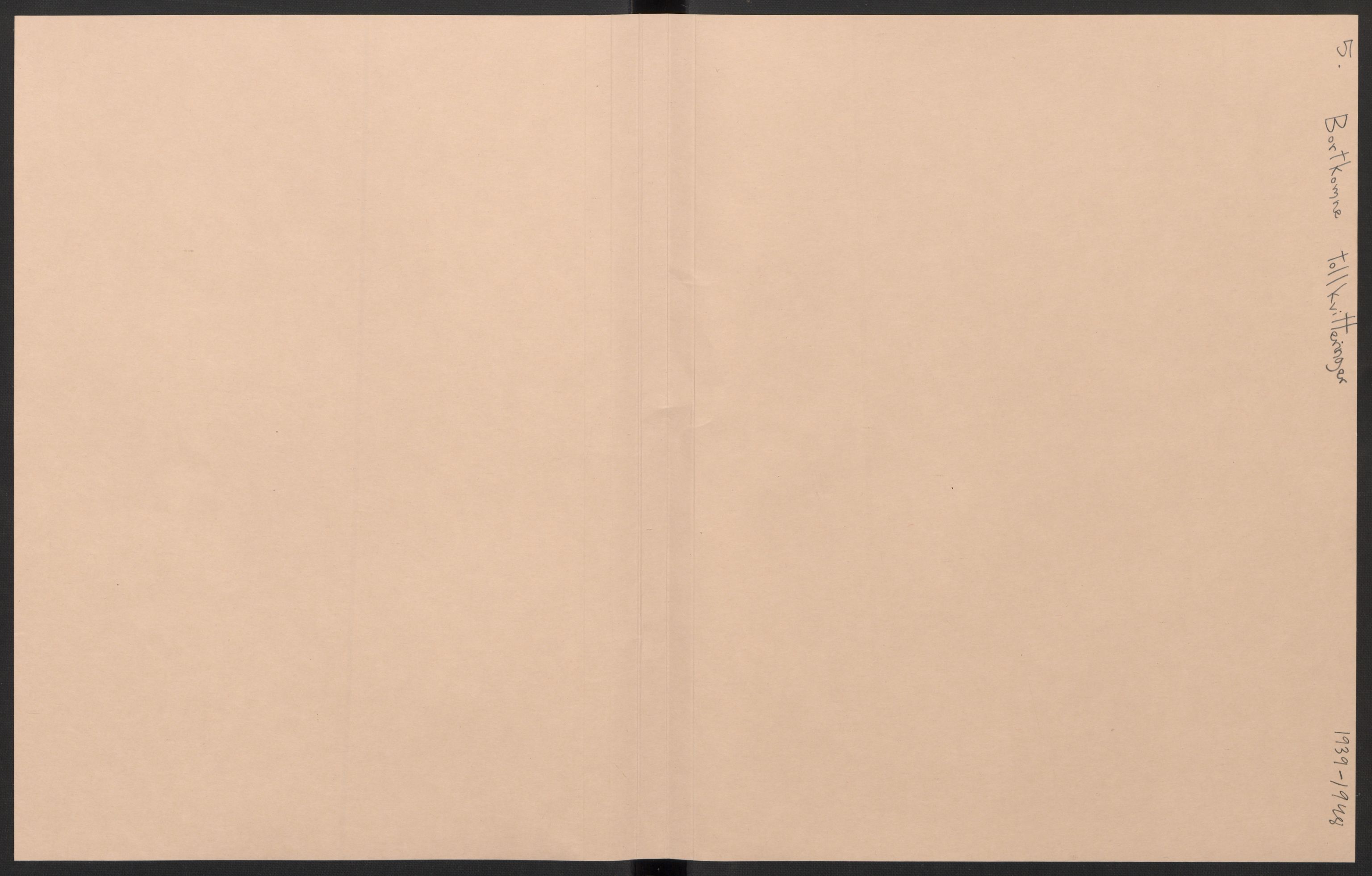 Finansdepartementet, Avgifts- og tollavdelingen, AV/RA-S-6642/E/Ee/L0092/0006: Diverse eldre dokumenter / Bortkomne tollkvitteringer, 1939-1948