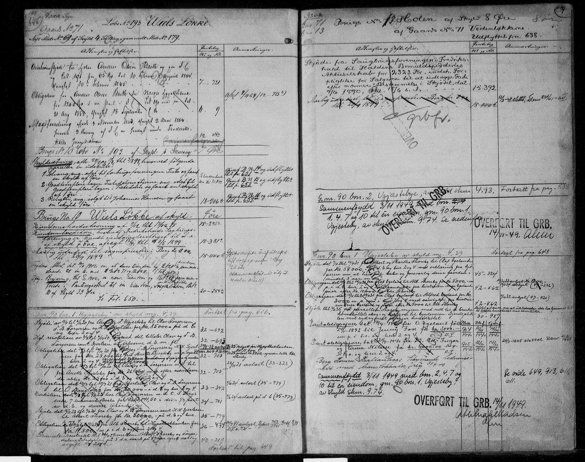 Idd og Marker sorenskriveri, AV/SAO-A-10283/G/Ga/Gac/L0004b: Panteregister nr. II 4b, 1848-1953, s. 648-649