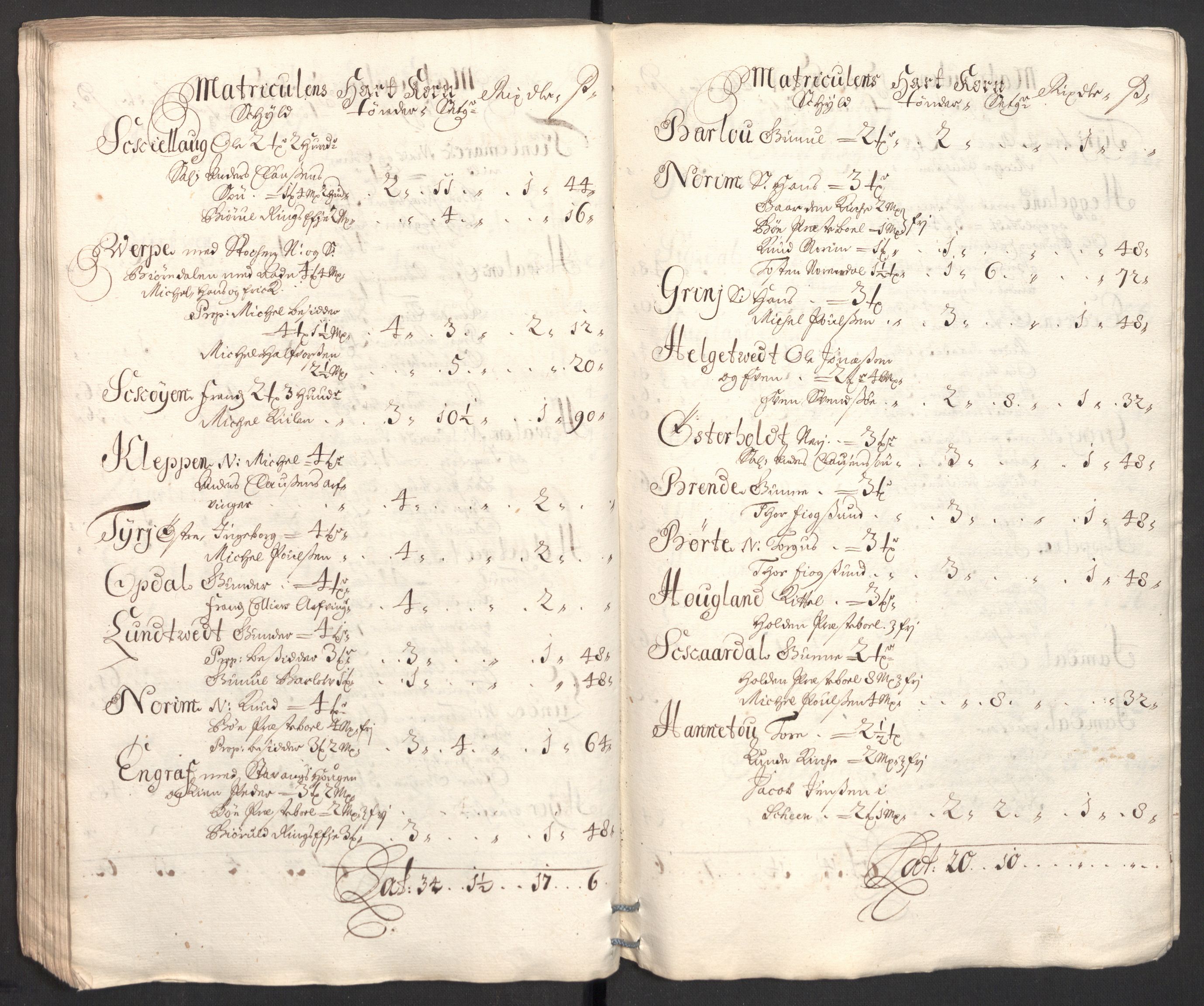 Rentekammeret inntil 1814, Reviderte regnskaper, Fogderegnskap, AV/RA-EA-4092/R36/L2104: Fogderegnskap Øvre og Nedre Telemark og Bamble, 1700, s. 157