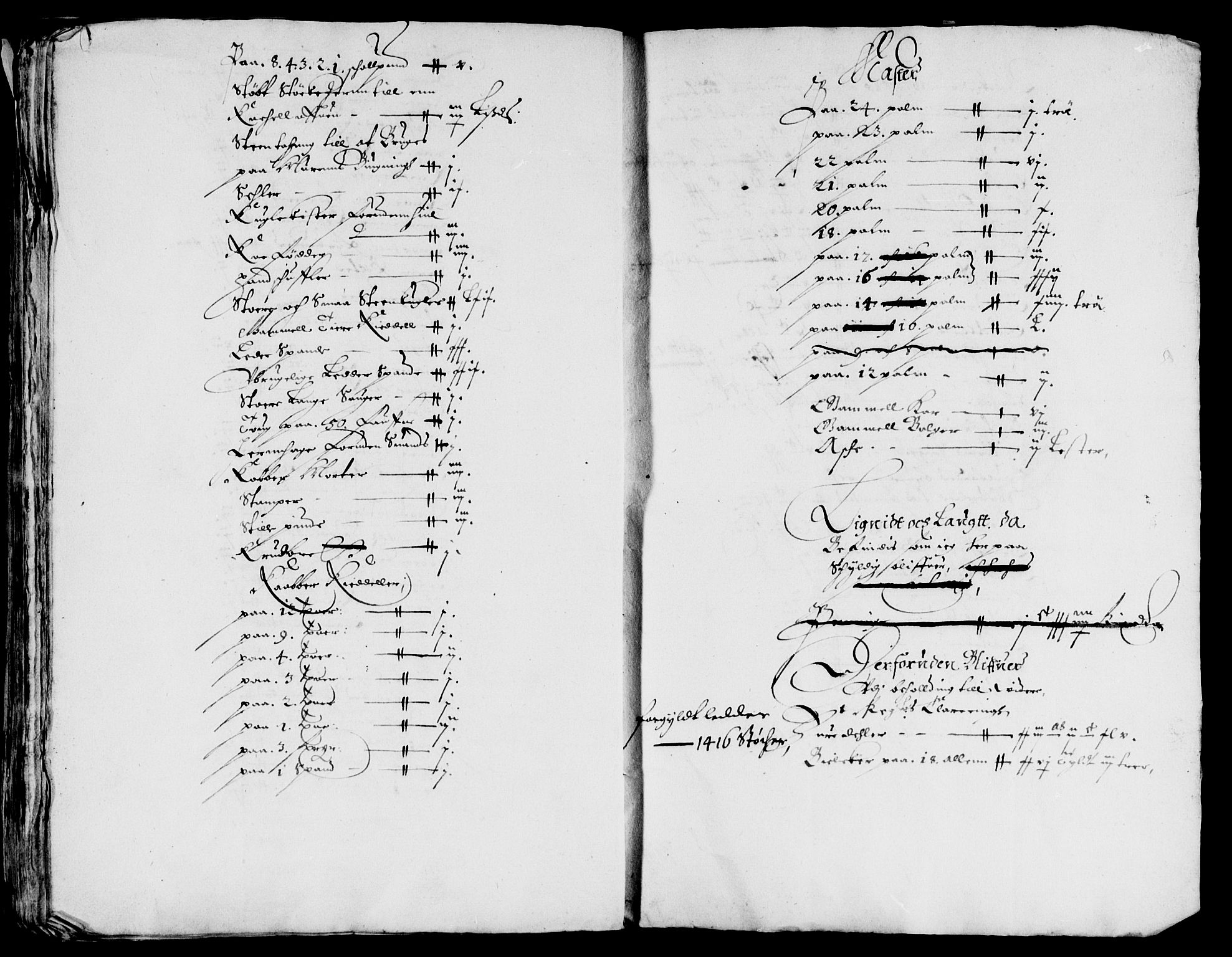 Rentekammeret inntil 1814, Reviderte regnskaper, Lensregnskaper, RA/EA-5023/R/Rb/Rba/L0180: Akershus len, 1644-1645