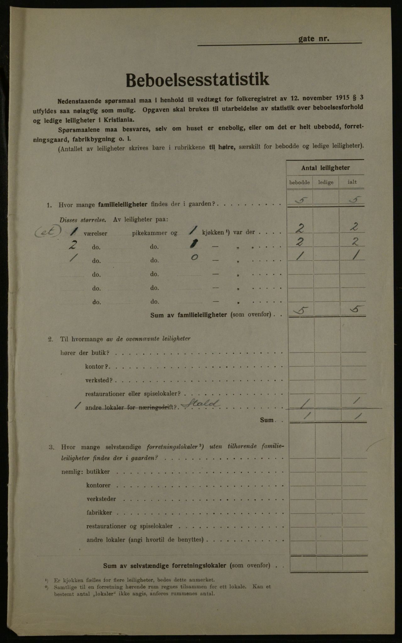 OBA, Kommunal folketelling 1.12.1923 for Kristiania, 1923, s. 19980