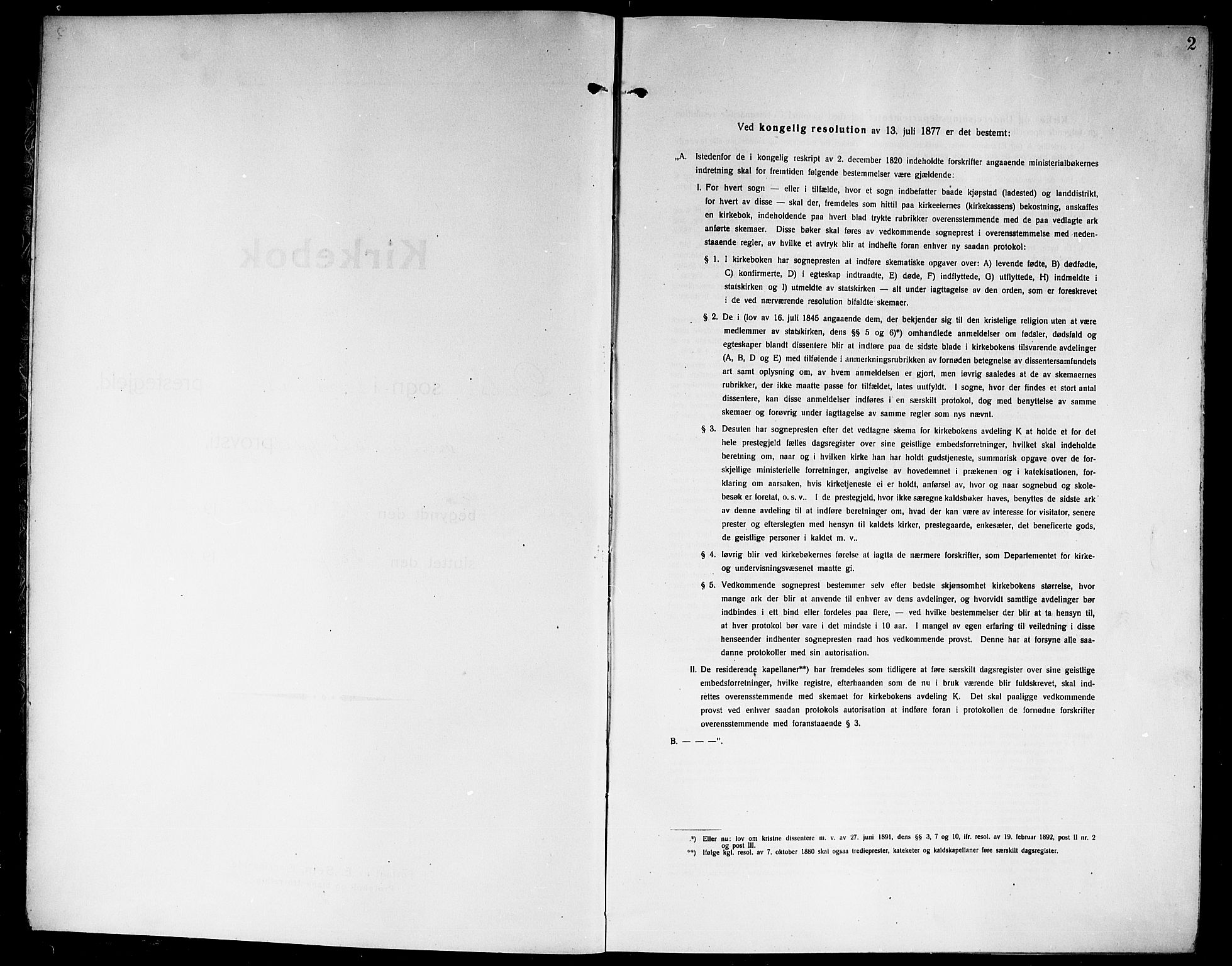 Rjukan kirkebøker, SAKO/A-294/G/Ga/L0002: Klokkerbok nr. 2, 1913-1920, s. 2