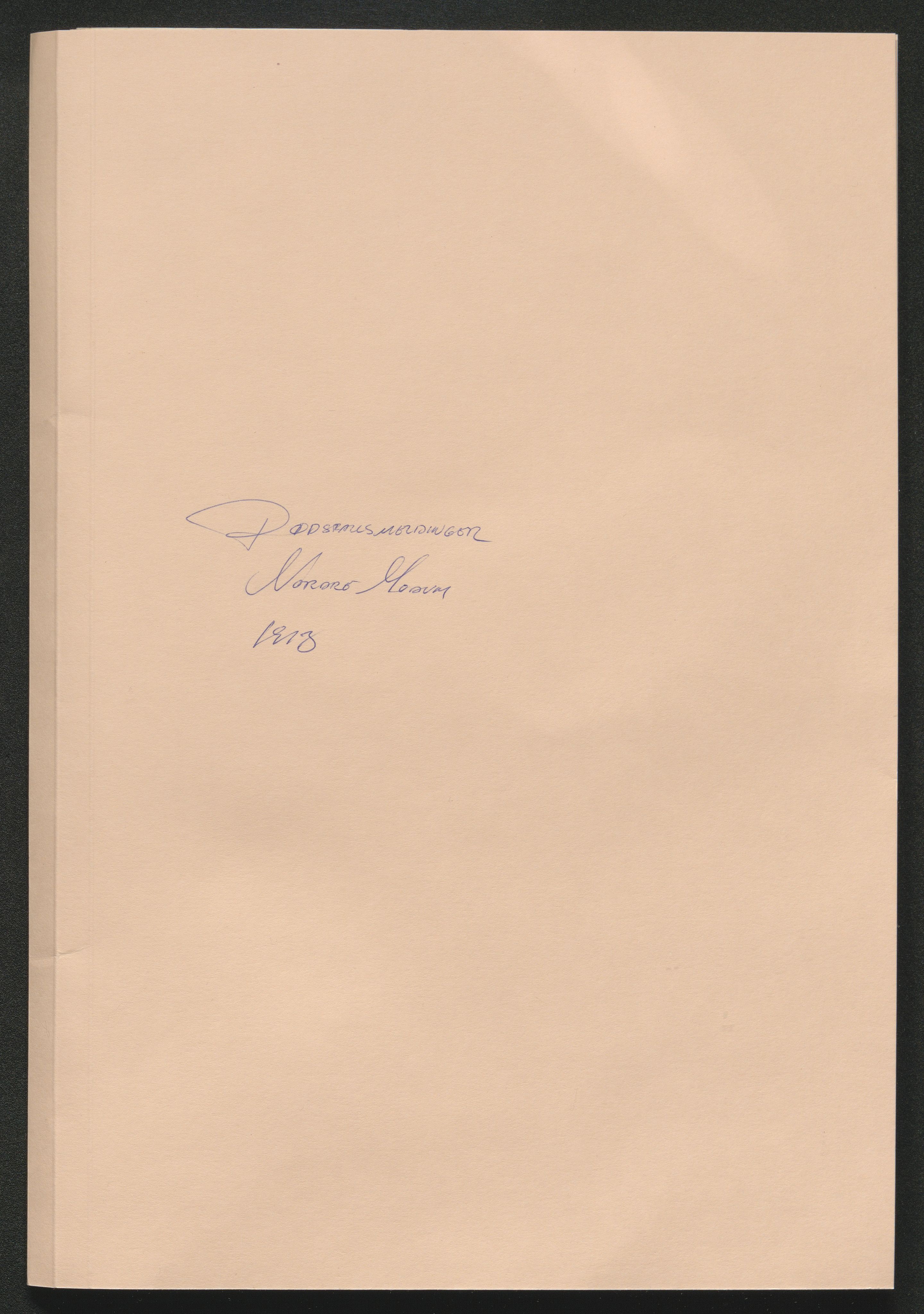 Eiker, Modum og Sigdal sorenskriveri, AV/SAKO-A-123/H/Ha/Hab/L0036: Dødsfallsmeldinger, 1913, s. 1