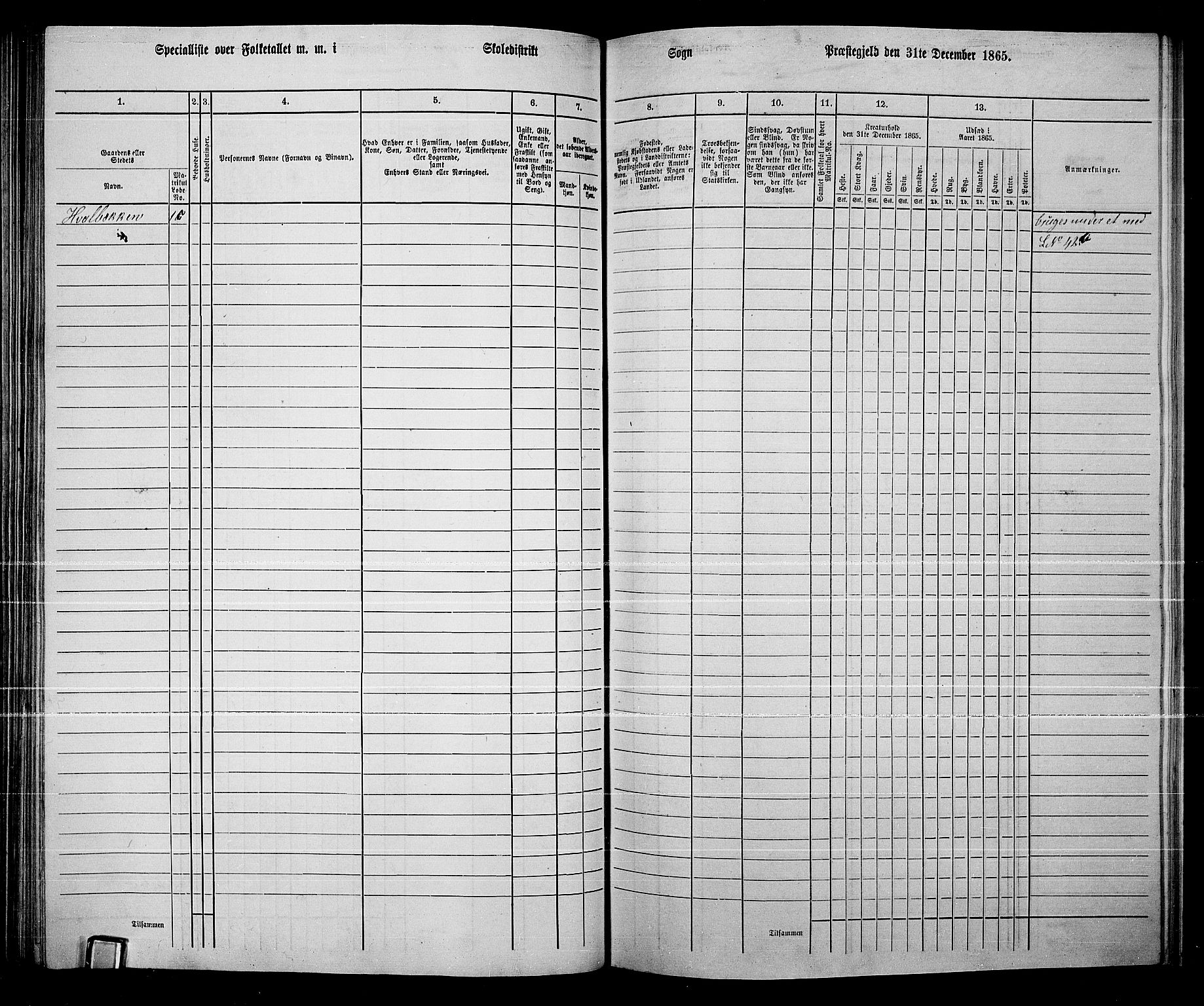 RA, Folketelling 1865 for 0613L Norderhov prestegjeld, Norderhov sokn, Haug sokn og Lunder sokn, 1865, s. 132