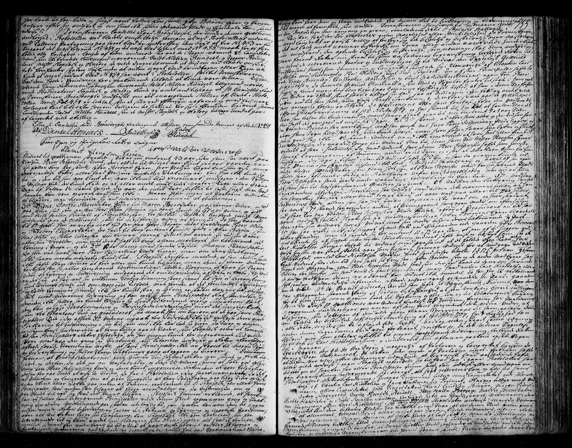 Nedenes sorenskriveri før 1824, SAK/1221-0007/F/Fa/L0032: Tingbok med register nr 27, 1762-1769, s. 454b-455a
