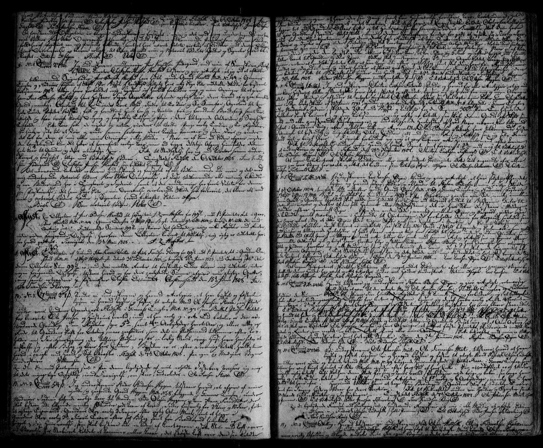 Nordmøre sorenskriveri, SAT/A-4132/1/2/2Ca/L0011: Pantebok nr. 7, 1804-1812, s. 230