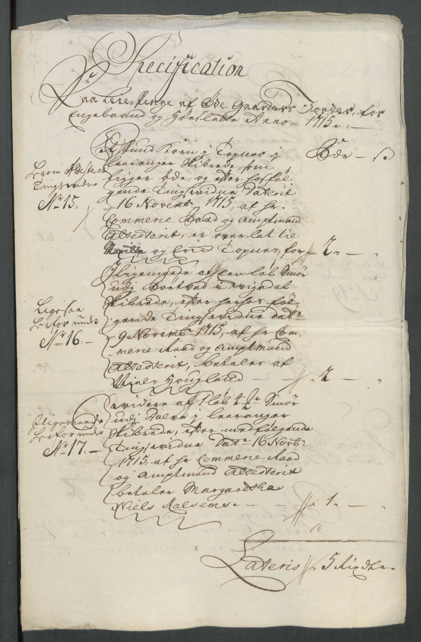 Rentekammeret inntil 1814, Reviderte regnskaper, Fogderegnskap, AV/RA-EA-4092/R47/L2868: Fogderegnskap Ryfylke, 1715, s. 207