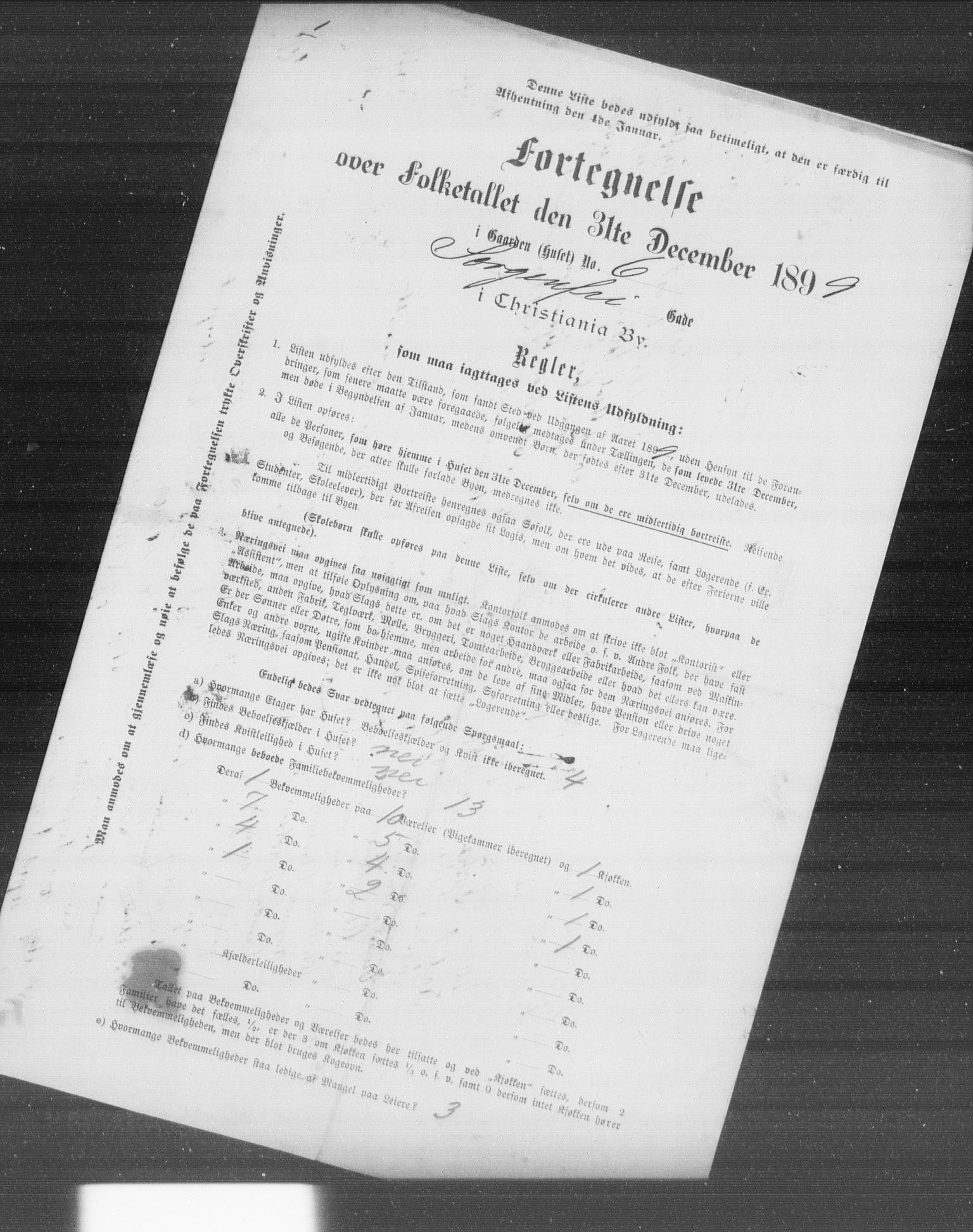OBA, Kommunal folketelling 31.12.1899 for Kristiania kjøpstad, 1899, s. 12962