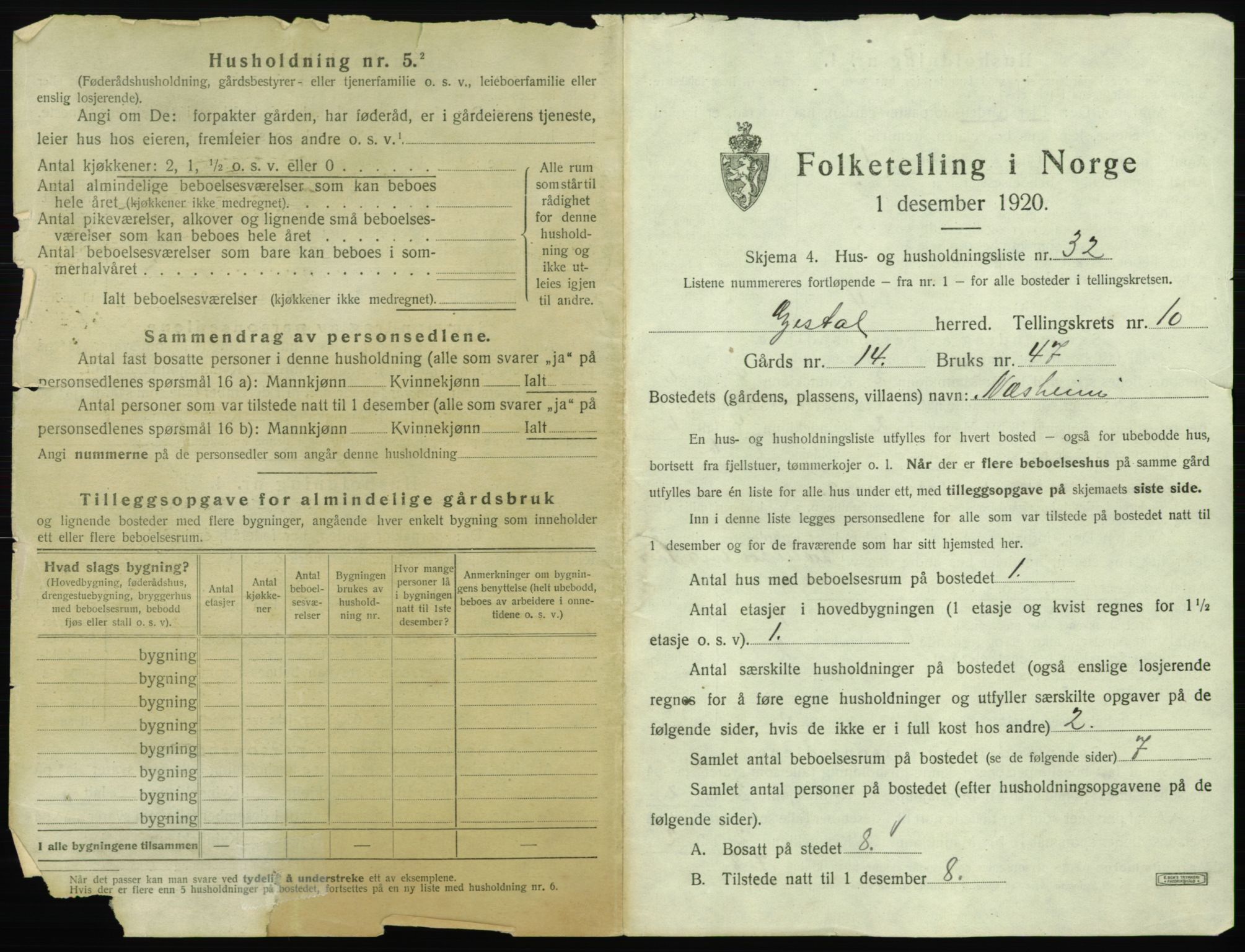 SAST, Folketelling 1920 for 1122 Gjesdal herred, 1920, s. 686