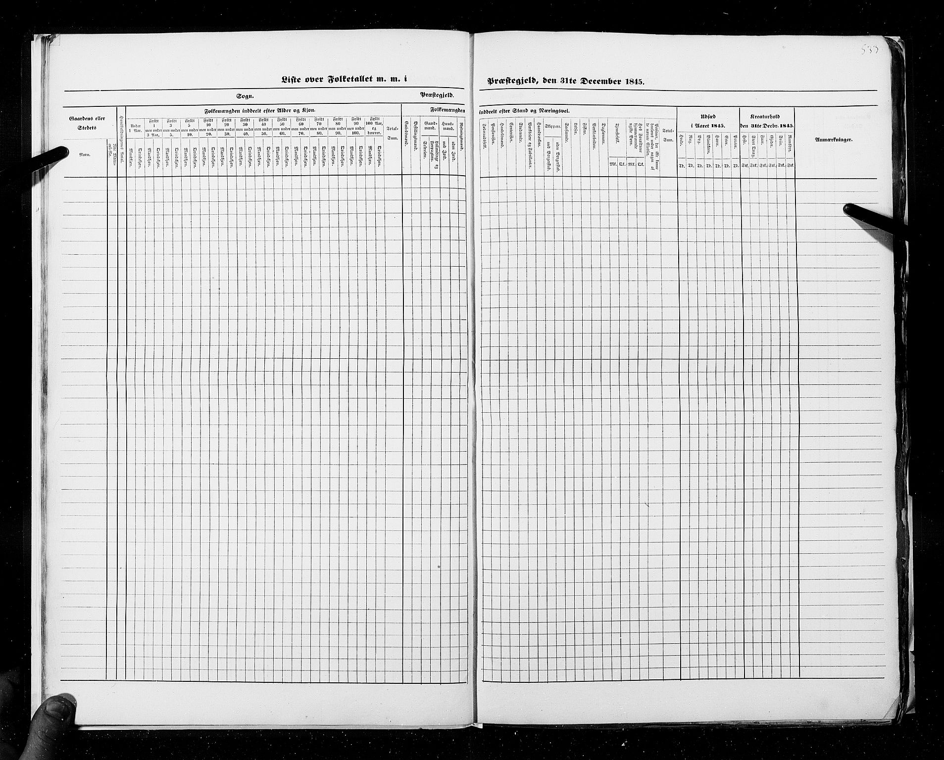 RA, Folketellingen 1845, bind 9C: Finnmarken amt, 1845, s. 533