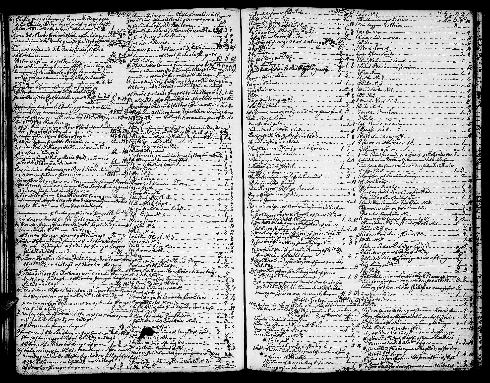 Salten sorenskriveri, AV/SAT-A-4578/1/3/3A/L0029: Skifteprotokoll 13c, 1793-1796, s. 435b-436a