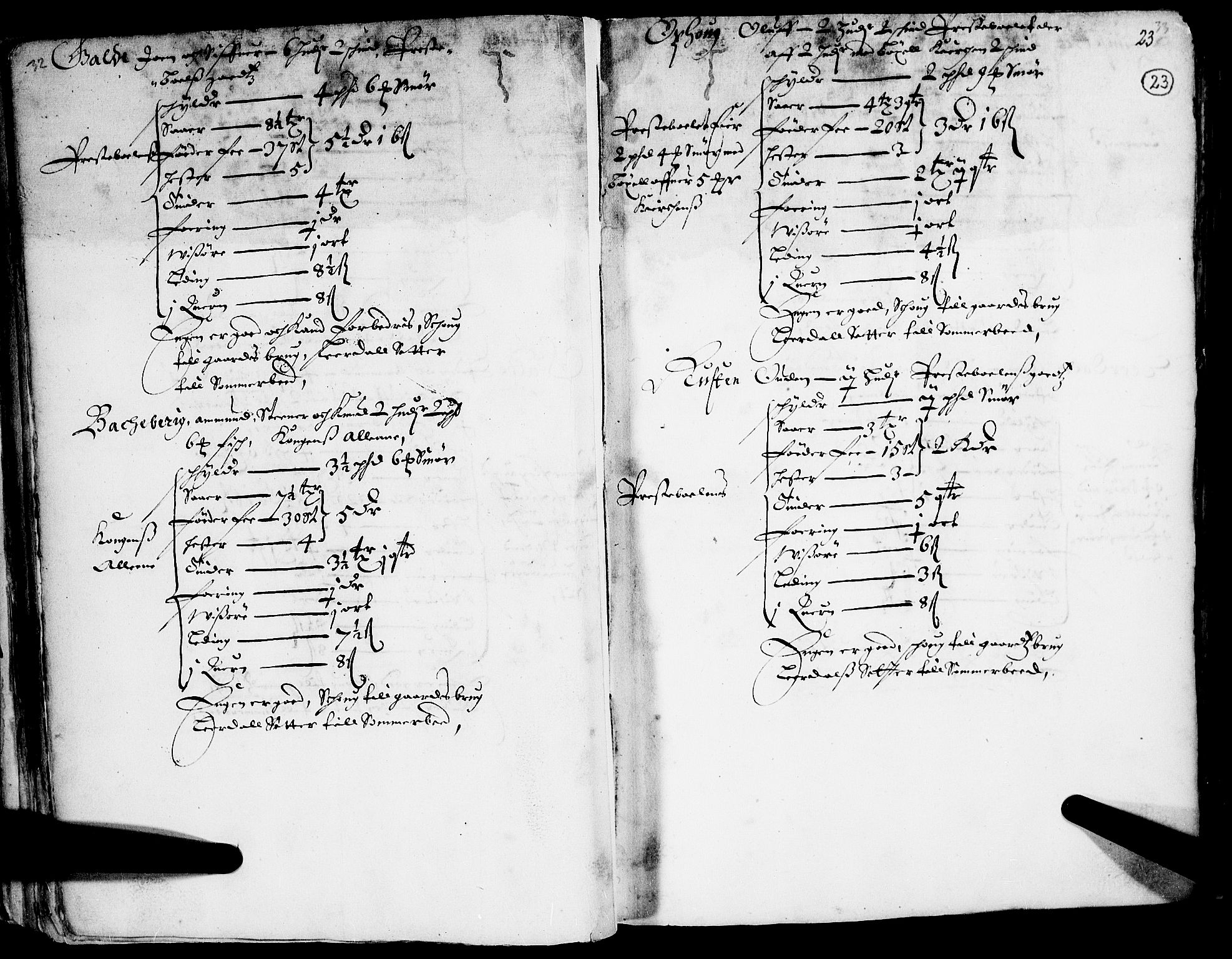Rentekammeret inntil 1814, Realistisk ordnet avdeling, AV/RA-EA-4070/N/Nb/Nba/L0014: Gudbrandsdalen fogderi, 1. del, 1668, s. 22b-23a
