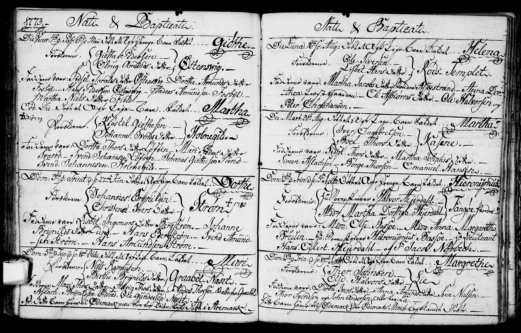 Aremark prestekontor Kirkebøker, AV/SAO-A-10899/F/Fa/L0002: Ministerialbok nr. I 2, 1745-1795