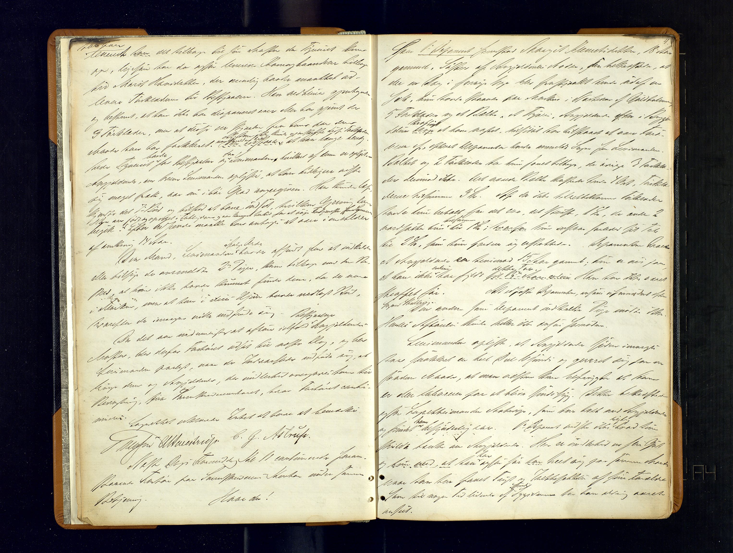 Tana fogderi/sorenskriveri, AV/SATØ-S-0058/H/Ha/Hab/L0105: Ekstrarettsprotokoller., 1869-1873, s. 4