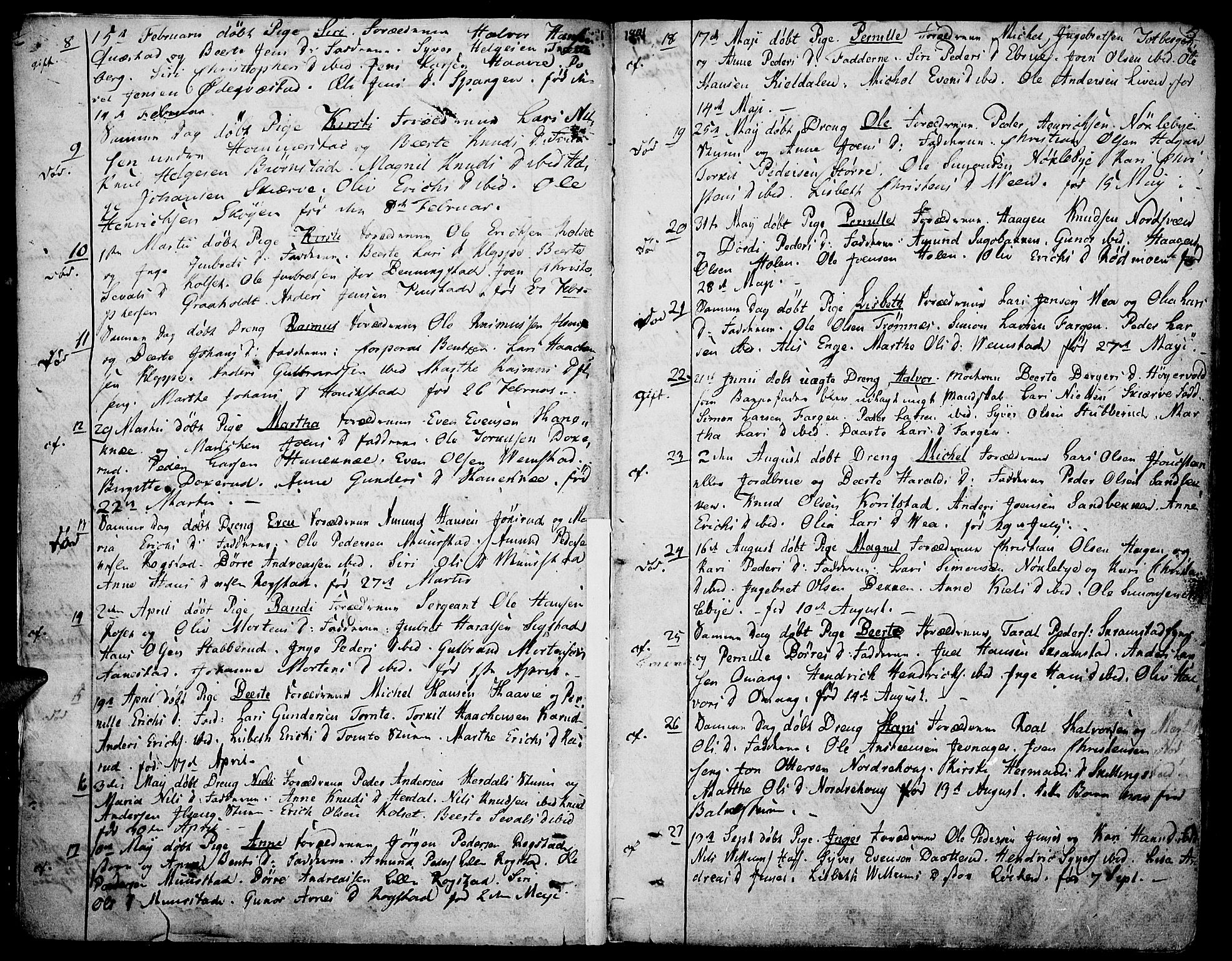 Løten prestekontor, AV/SAH-PREST-022/K/Ka/L0004: Ministerialbok nr. 4, 1801-1814, s. 4-5