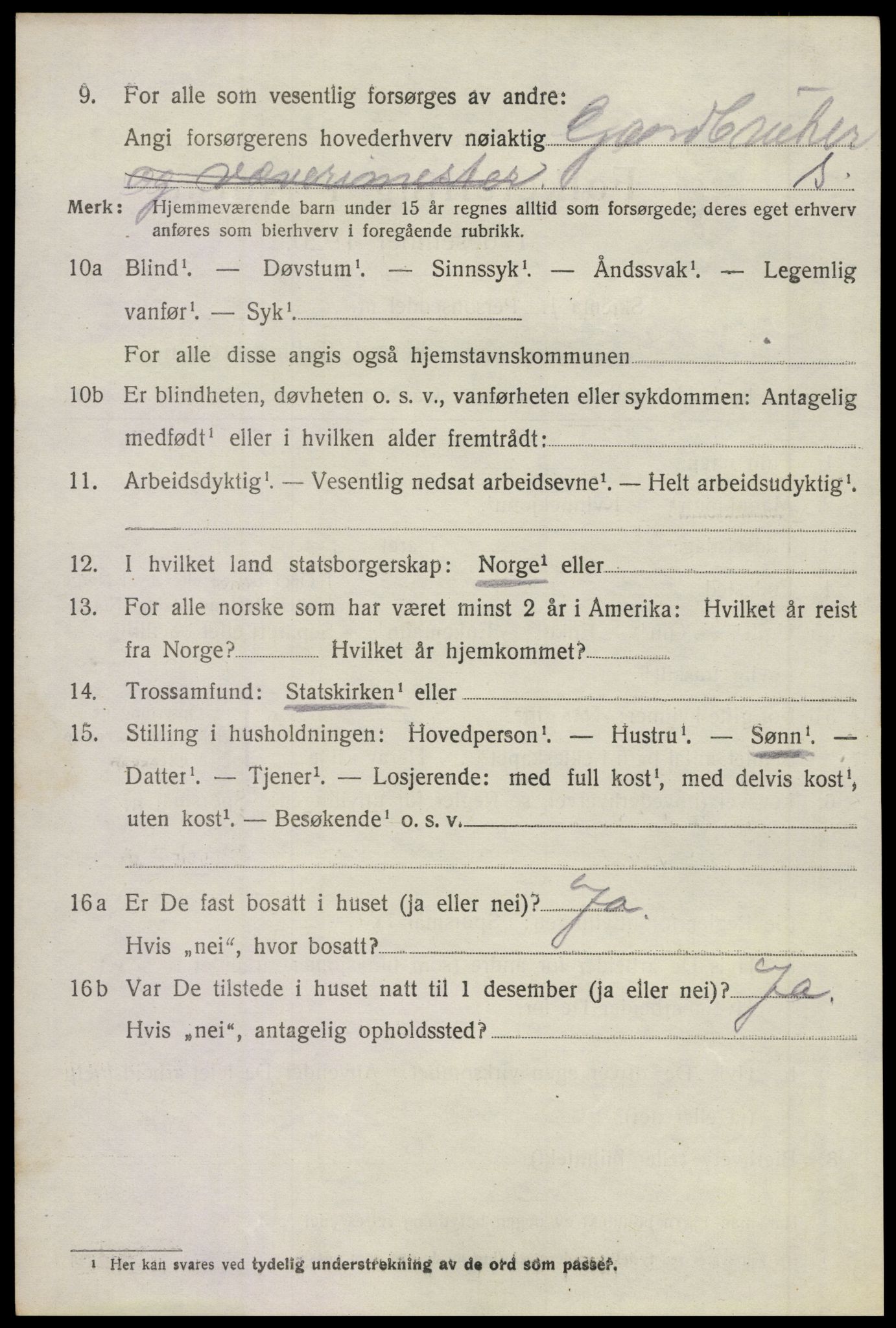SAKO, Folketelling 1920 for 0713 Sande herred, 1920, s. 6045