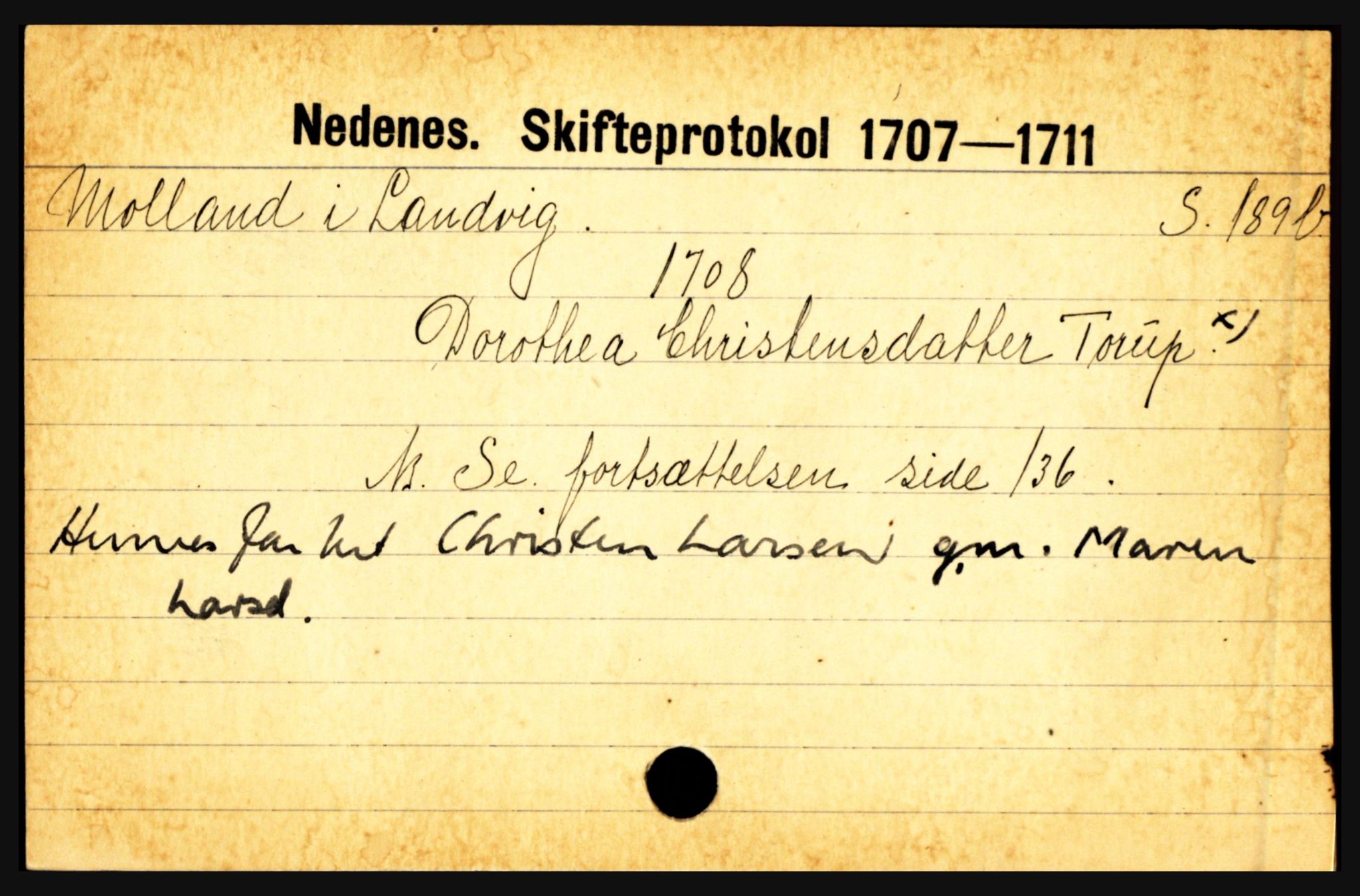 Nedenes sorenskriveri før 1824, AV/SAK-1221-0007/H, s. 20145