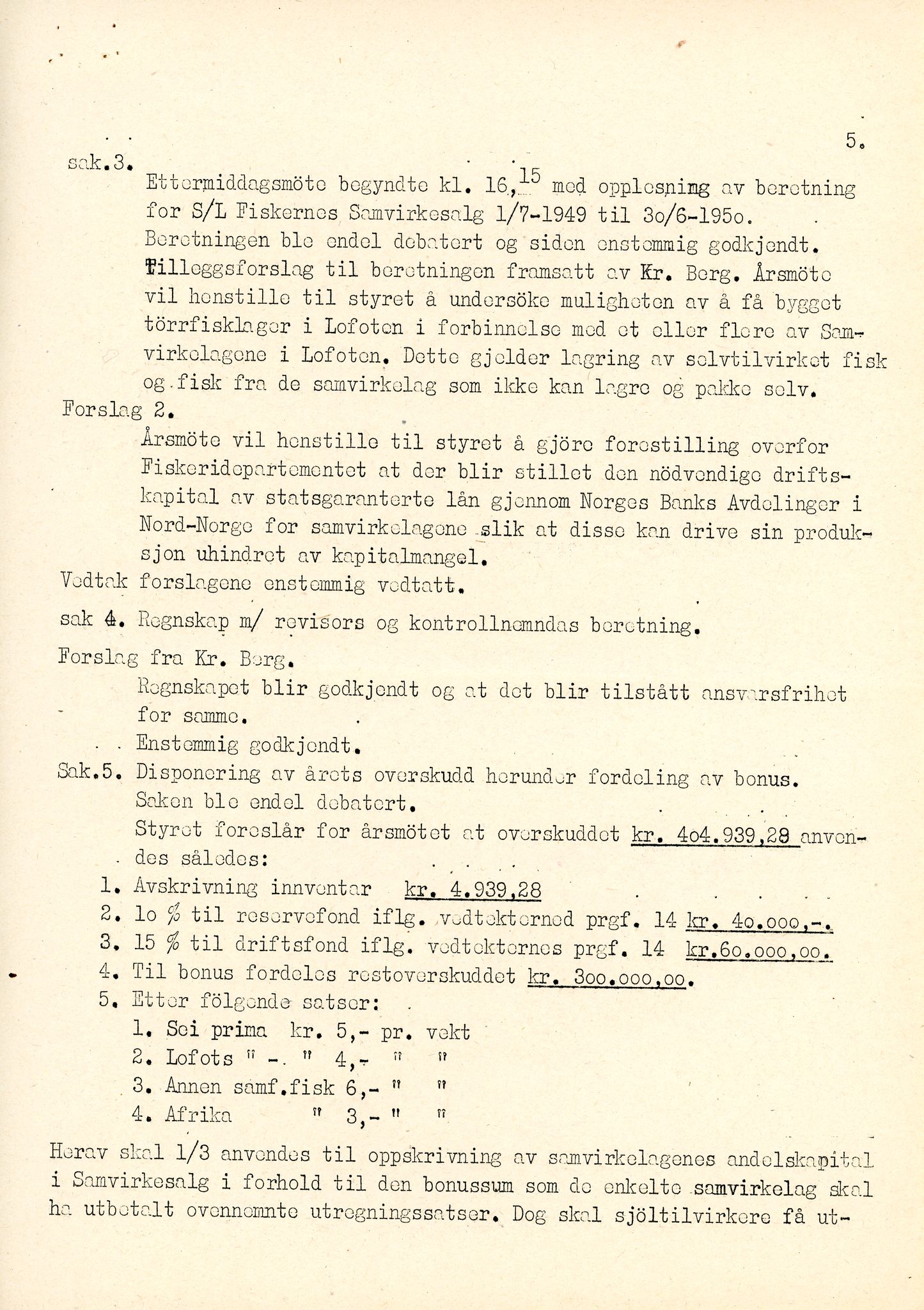 Vardø Fiskersamvirkelag, VAMU/A-0037/D/Da/L0003: Korrespondanse Fi-Kj, 1947-1950