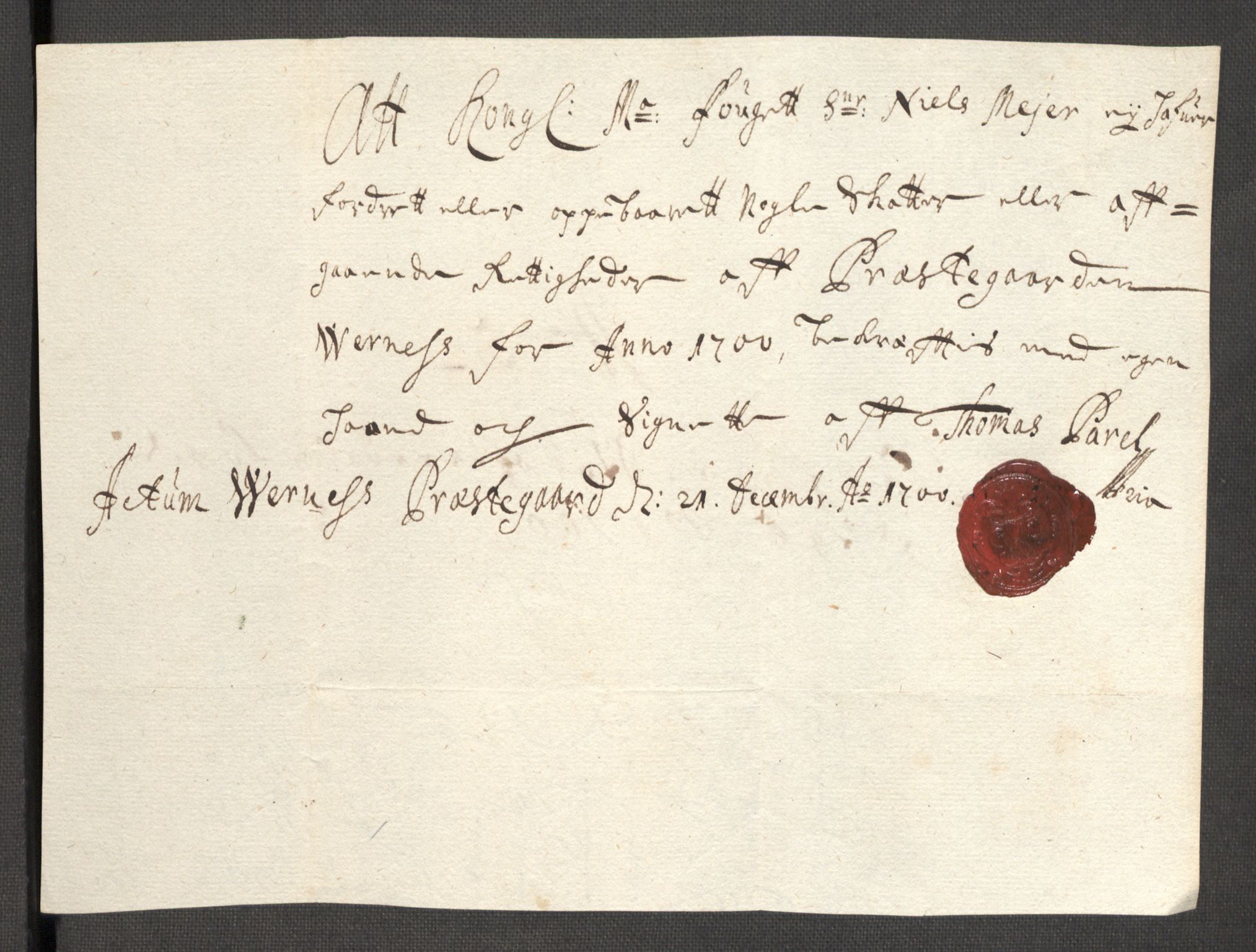 Rentekammeret inntil 1814, Reviderte regnskaper, Fogderegnskap, AV/RA-EA-4092/R62/L4192: Fogderegnskap Stjørdal og Verdal, 1700, s. 222