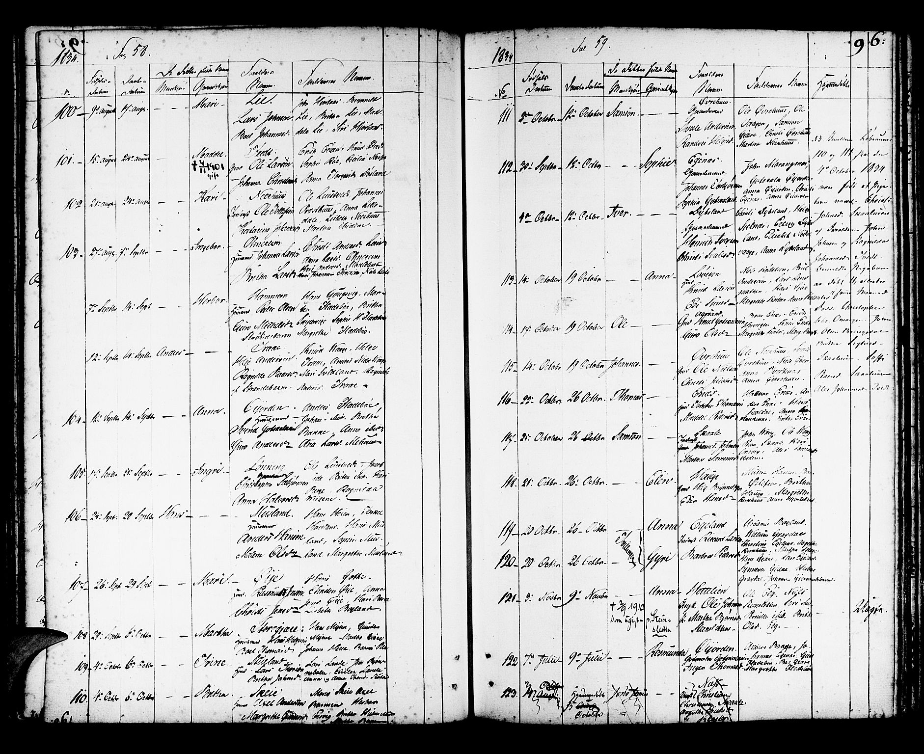 Kvinnherad sokneprestembete, AV/SAB-A-76401/H/Haa: Ministerialbok nr. A 5, 1811-1835, s. 96