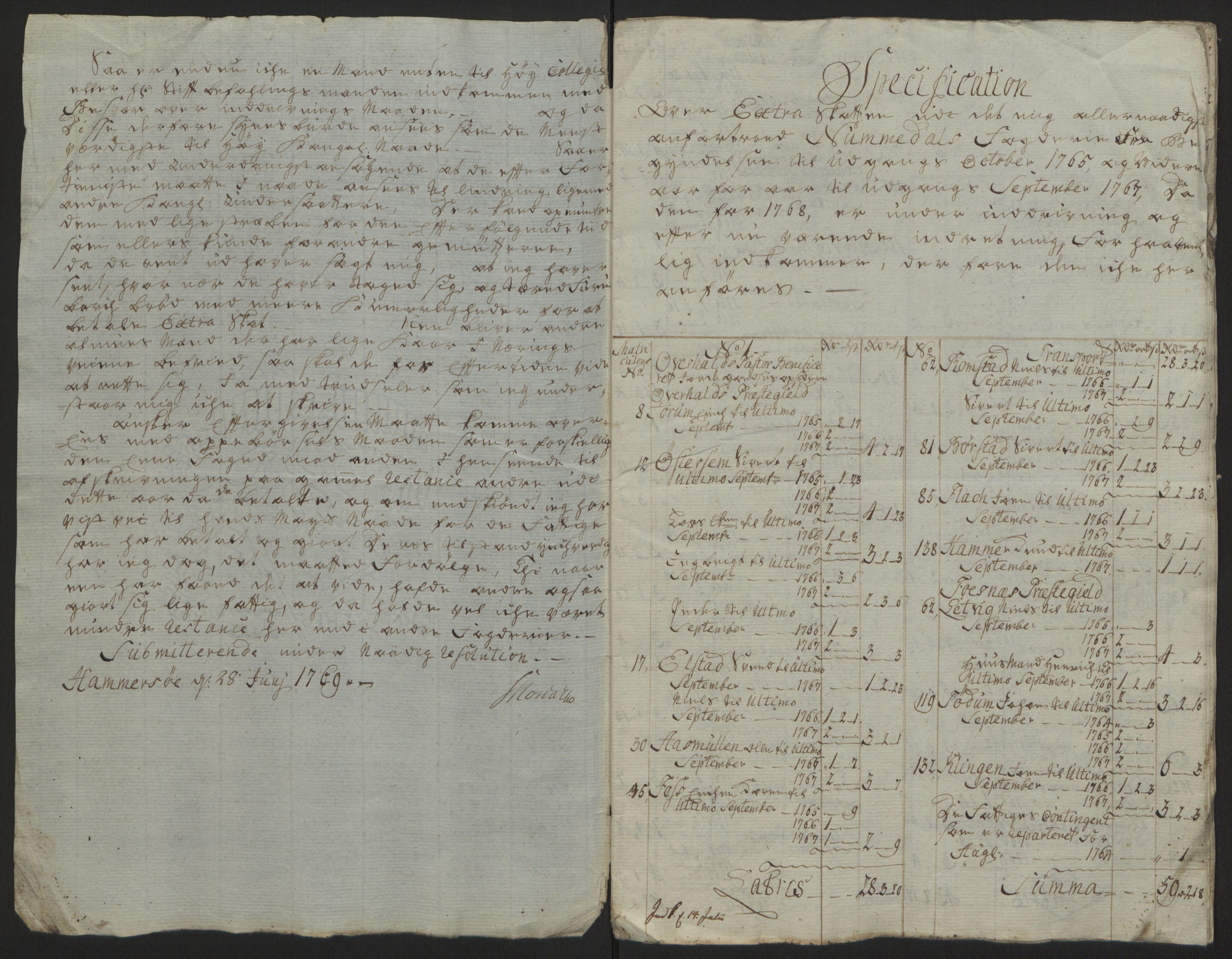 Rentekammeret inntil 1814, Reviderte regnskaper, Fogderegnskap, RA/EA-4092/R64/L4502: Ekstraskatten Namdal, 1762-1772, s. 290