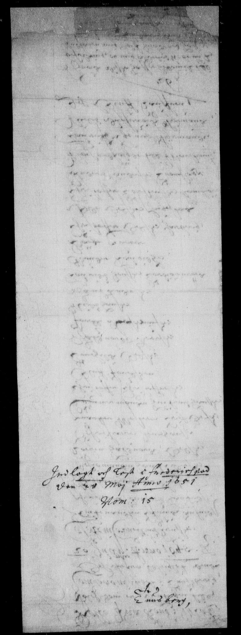 Danske Kanselli, Skapsaker, AV/RA-EA-4061/F/L0009: Skap 8, pakke 150B, litra A-AA, 1644-1651, s. 307