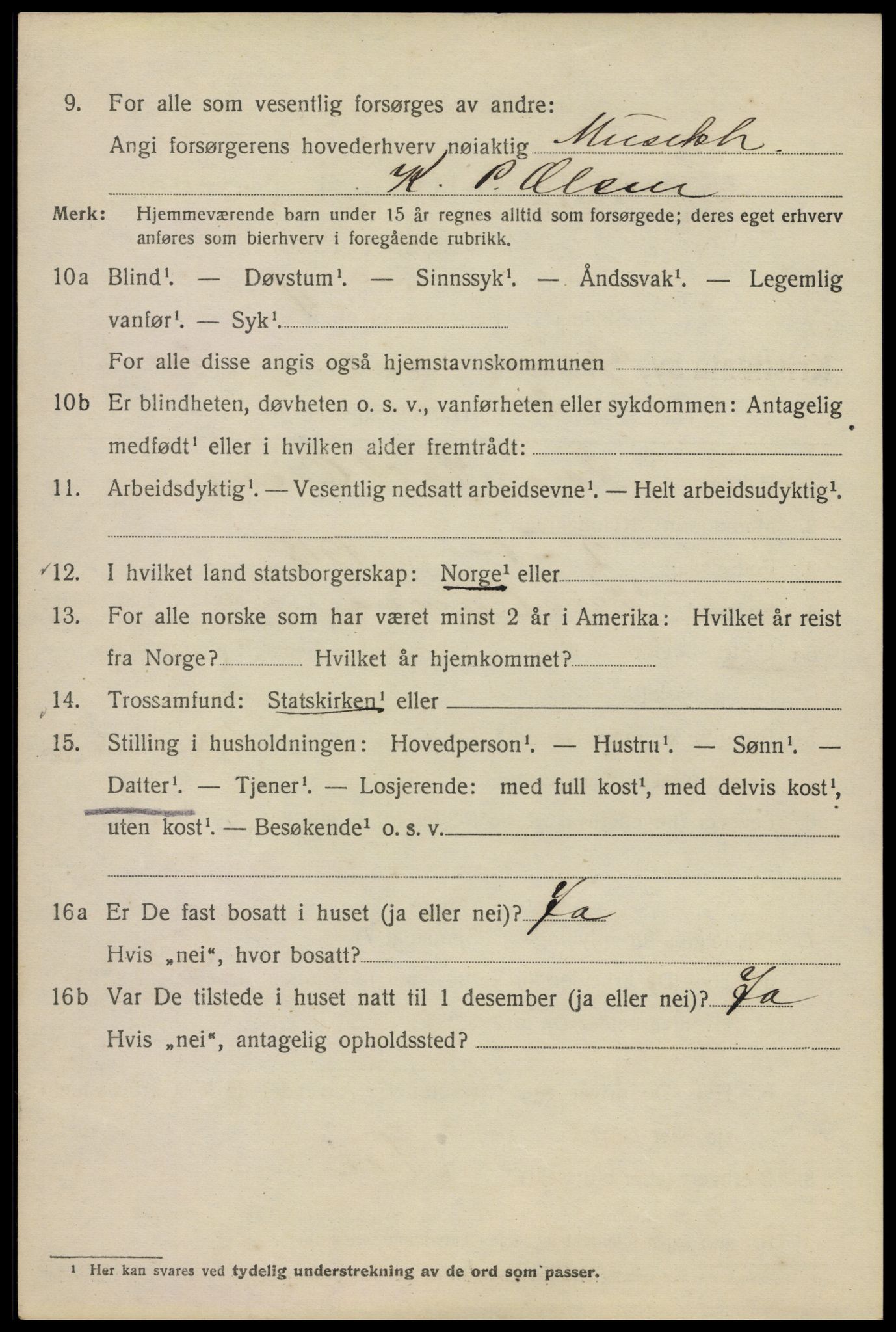 SAO, Folketelling 1920 for 0301 Kristiania kjøpstad, 1920, s. 256658