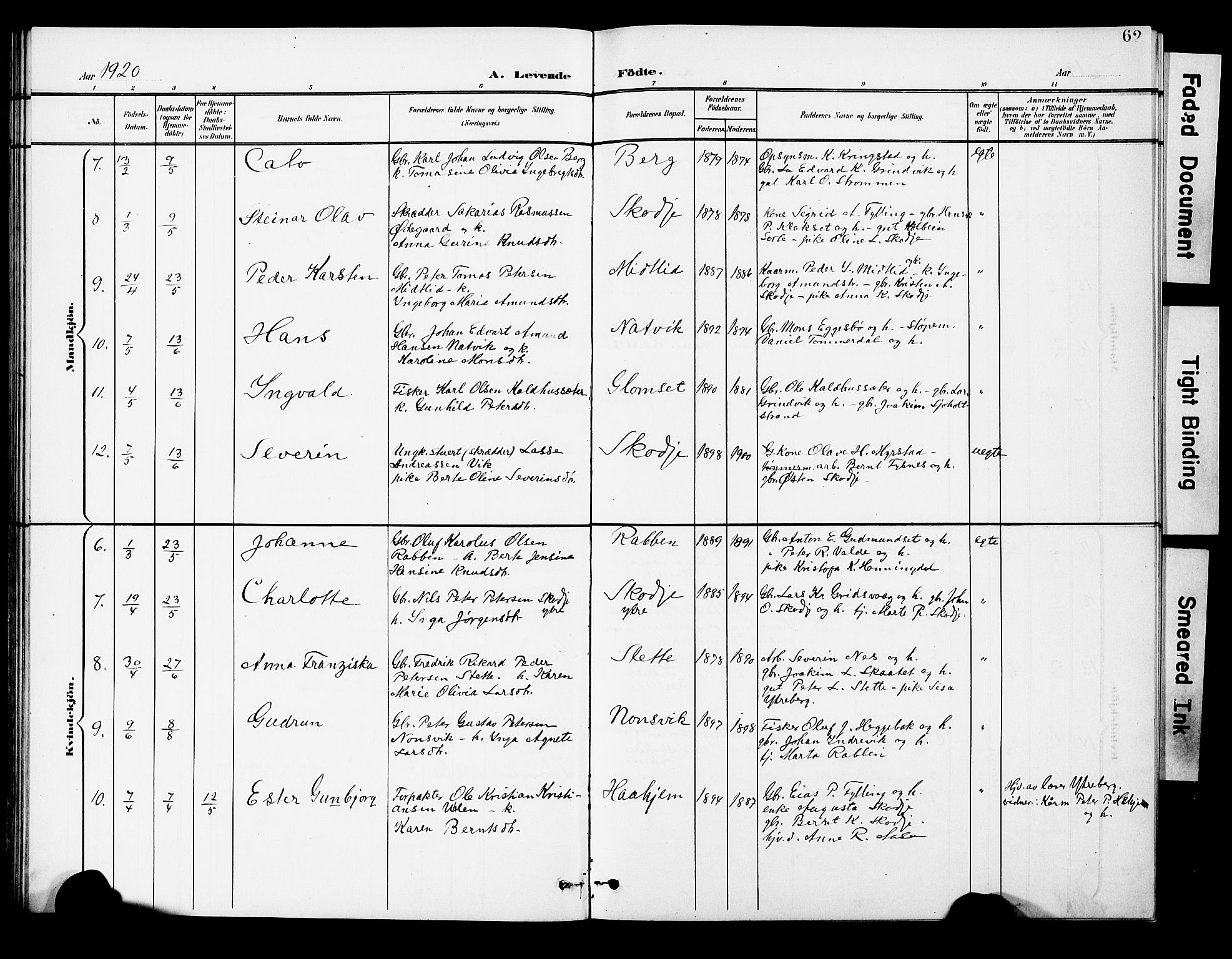 Ministerialprotokoller, klokkerbøker og fødselsregistre - Møre og Romsdal, AV/SAT-A-1454/524/L0366: Klokkerbok nr. 524C07, 1900-1931, s. 62