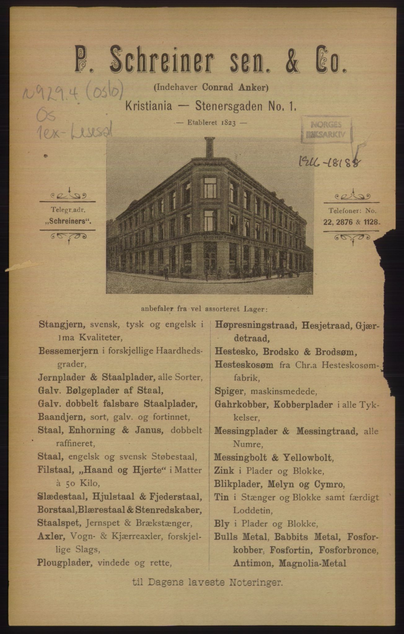 Kristiania/Oslo adressebok, PUBL/-, 1906