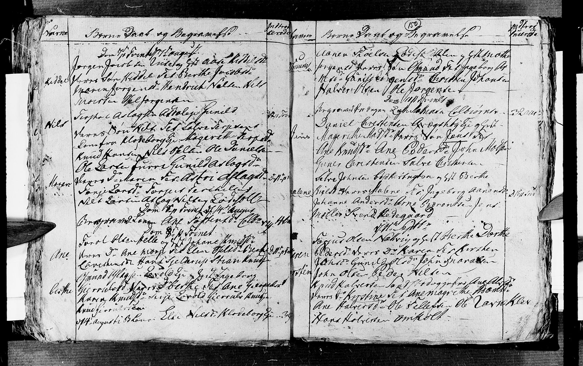 Øyestad sokneprestkontor, AV/SAK-1111-0049/F/Fb/L0001: Klokkerbok nr. B 1, 1780-1794, s. 150