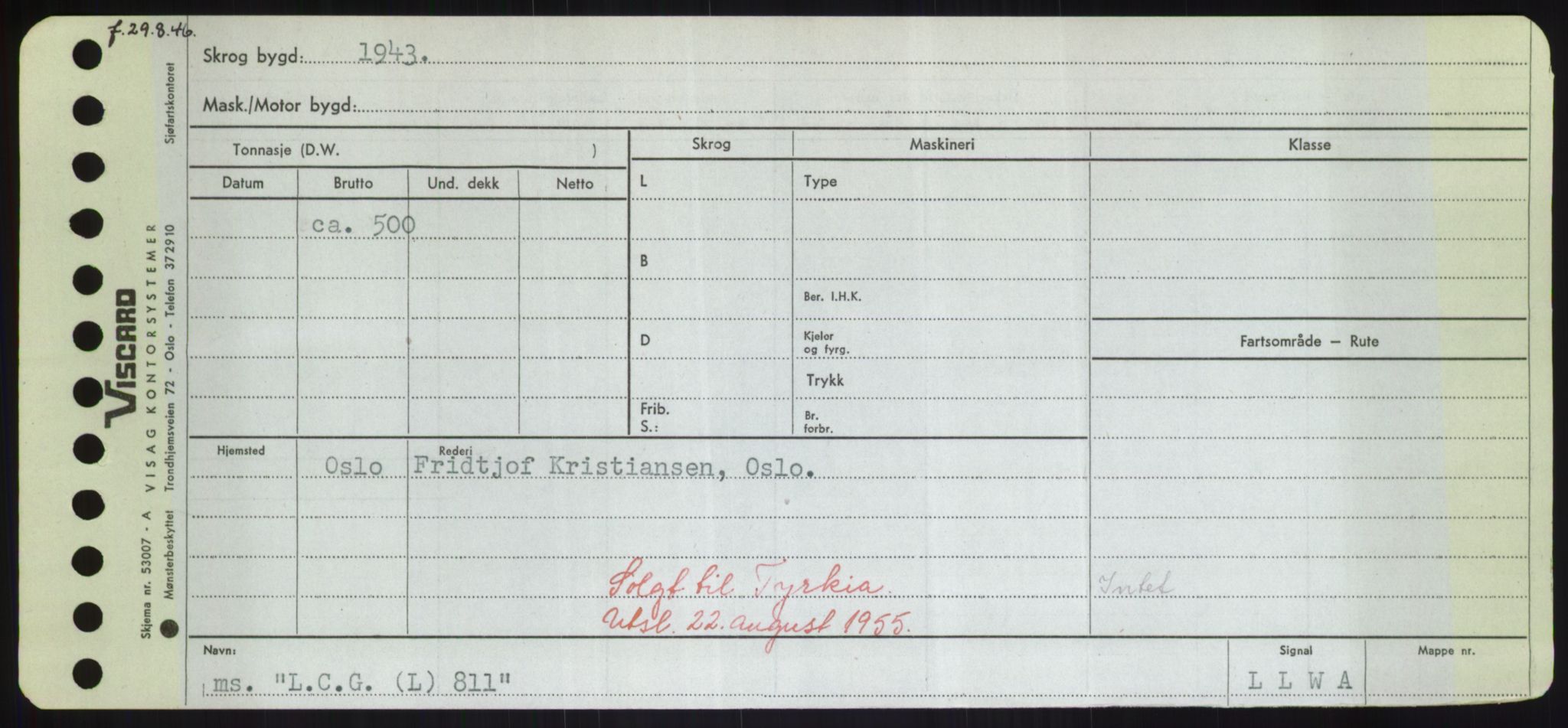 Sjøfartsdirektoratet med forløpere, Skipsmålingen, RA/S-1627/H/Hd/L0022: Fartøy, L-Lia, s. 13