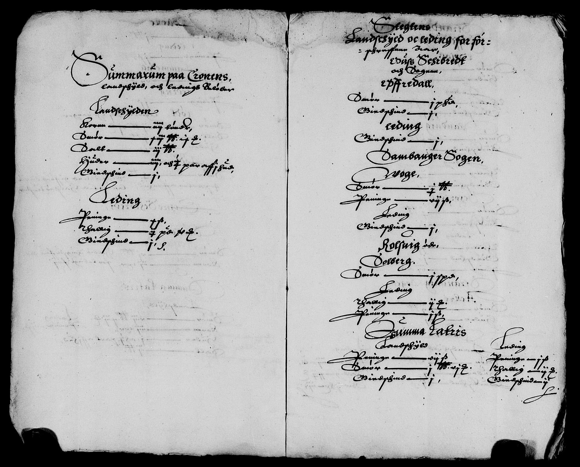 Rentekammeret inntil 1814, Reviderte regnskaper, Lensregnskaper, AV/RA-EA-5023/R/Rb/Rbt/L0019: Bergenhus len, 1615-1616