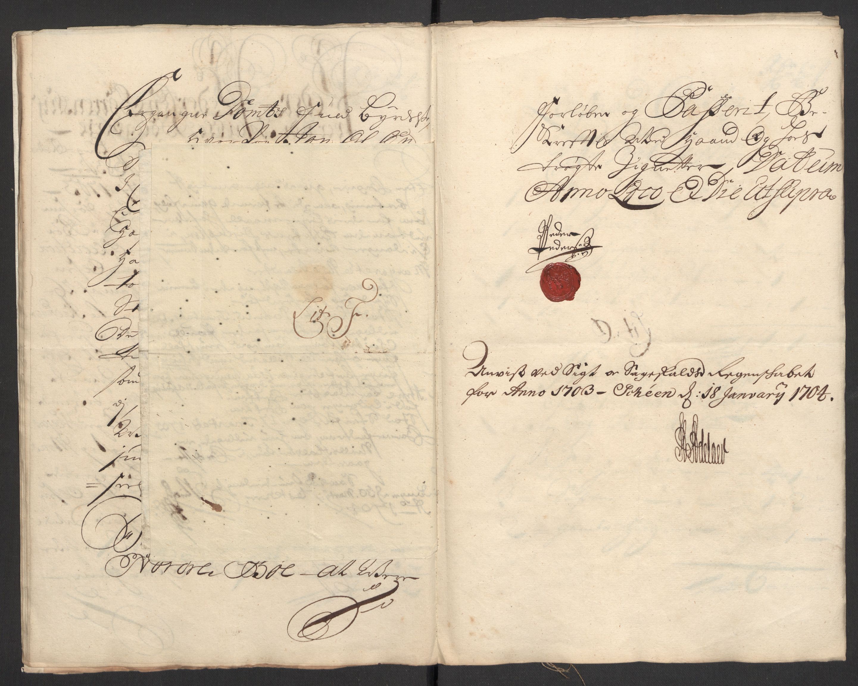 Rentekammeret inntil 1814, Reviderte regnskaper, Fogderegnskap, AV/RA-EA-4092/R36/L2109: Fogderegnskap Øvre og Nedre Telemark og Bamble, 1703, s. 66