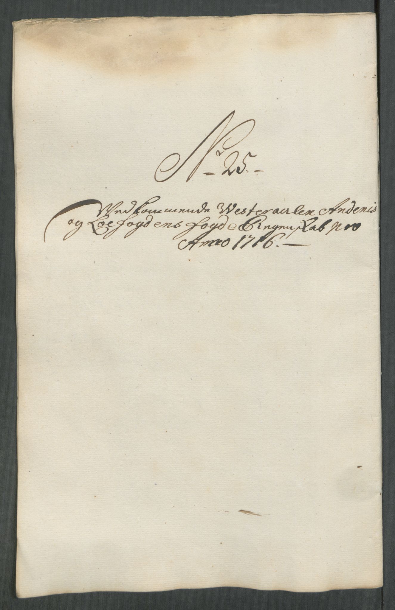 Rentekammeret inntil 1814, Reviderte regnskaper, Fogderegnskap, RA/EA-4092/R67/L4682: Fogderegnskap Vesterålen, Andenes og Lofoten, 1716, s. 179