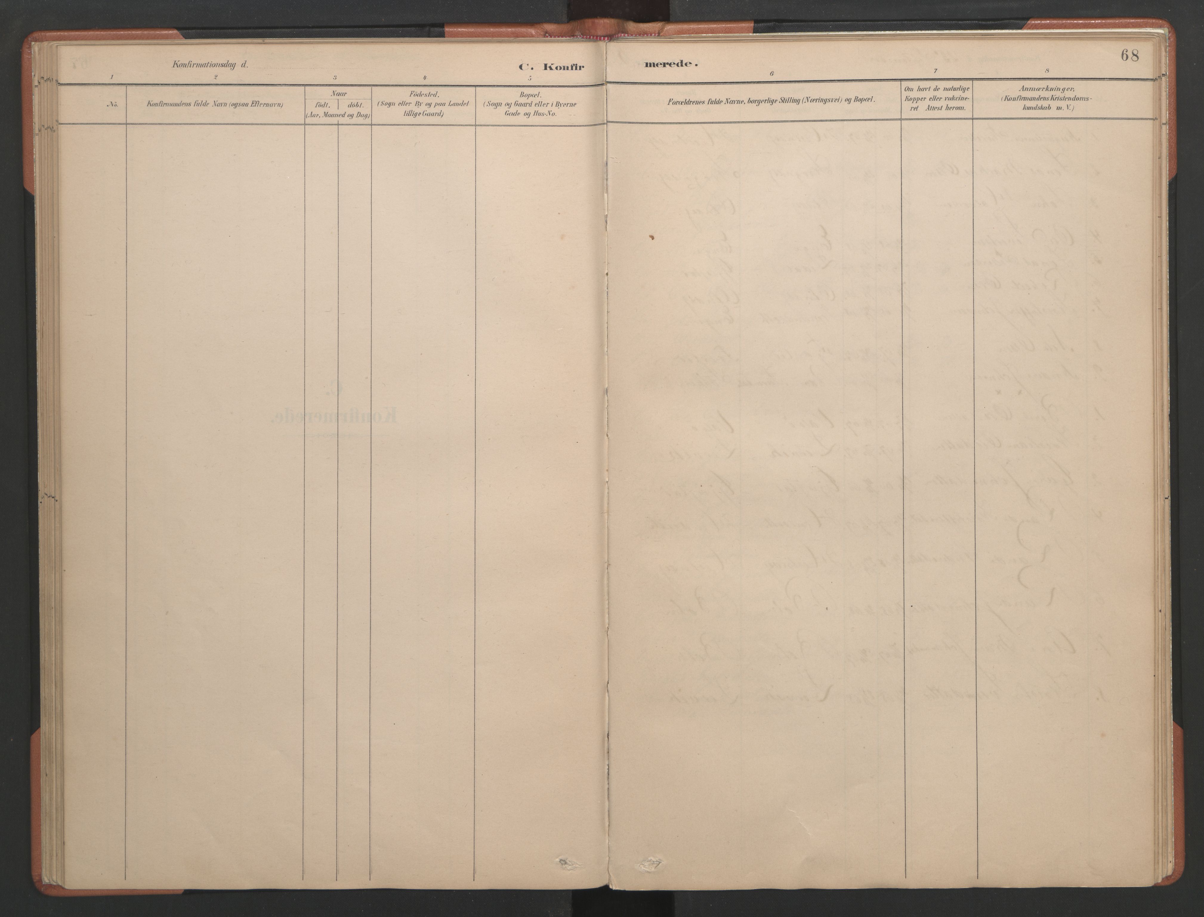 Ministerialprotokoller, klokkerbøker og fødselsregistre - Møre og Romsdal, AV/SAT-A-1454/580/L0926: Klokkerbok nr. 580C01, 1882-1903, s. 68