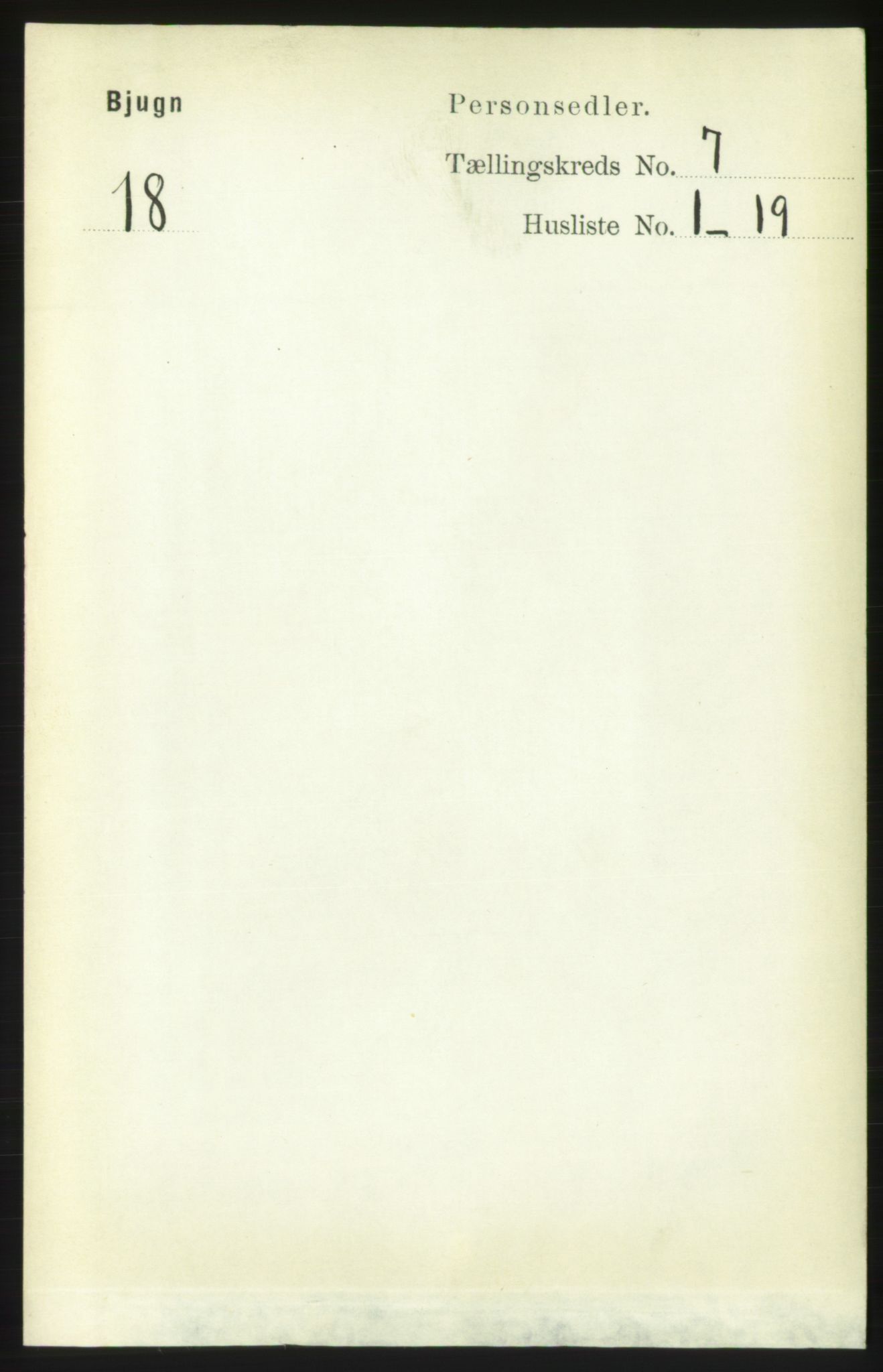 RA, Folketelling 1891 for 1627 Bjugn herred, 1891, s. 1837