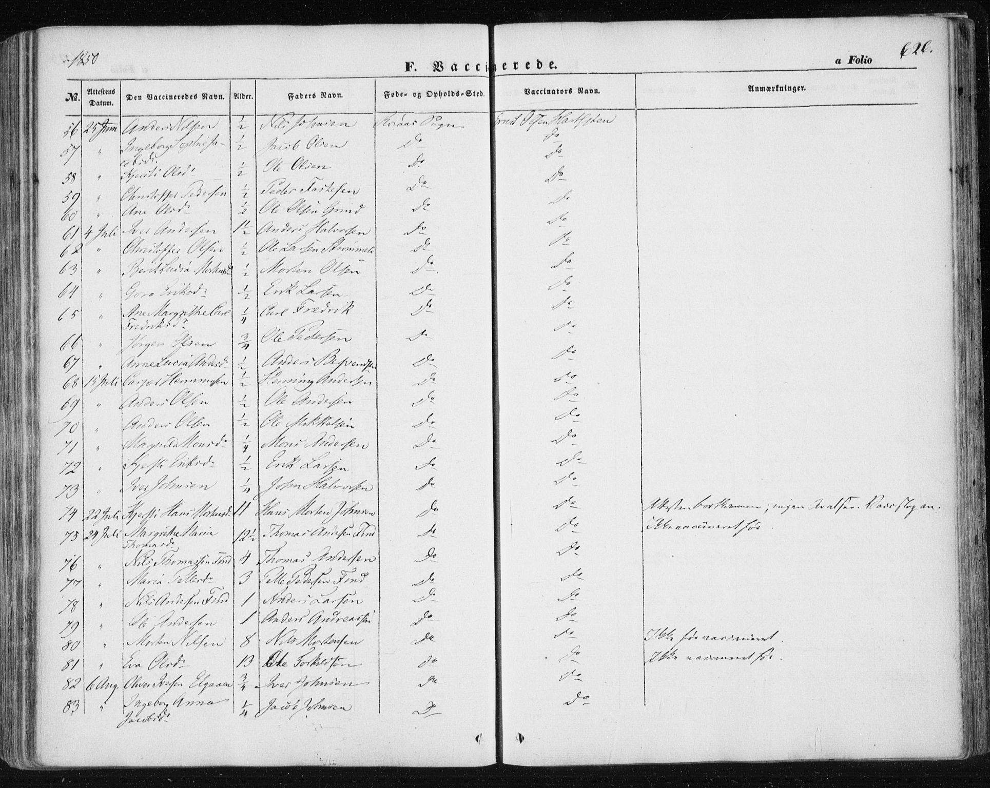 Ministerialprotokoller, klokkerbøker og fødselsregistre - Sør-Trøndelag, AV/SAT-A-1456/681/L0931: Ministerialbok nr. 681A09, 1845-1859, s. 626