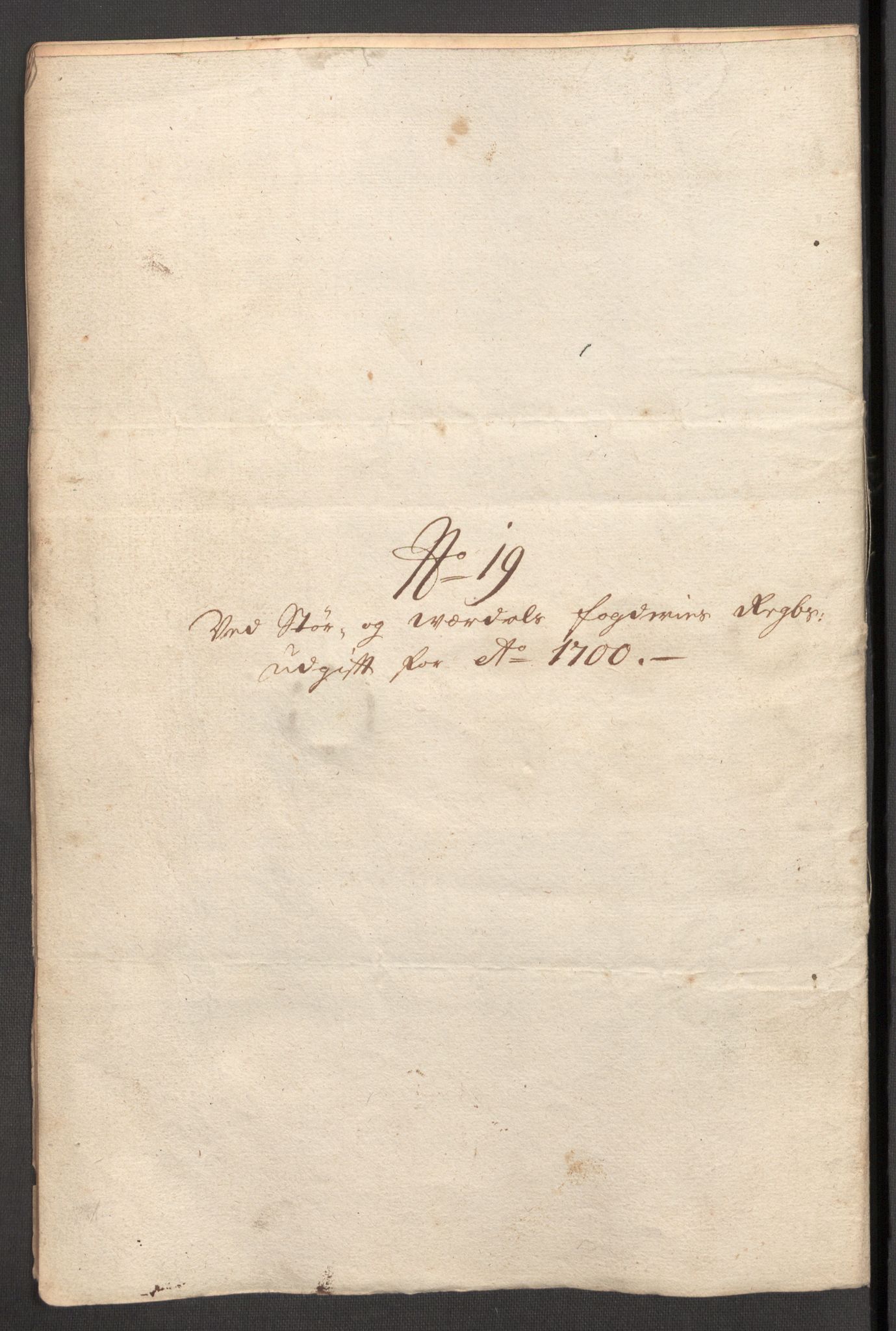 Rentekammeret inntil 1814, Reviderte regnskaper, Fogderegnskap, AV/RA-EA-4092/R62/L4192: Fogderegnskap Stjørdal og Verdal, 1700, s. 256