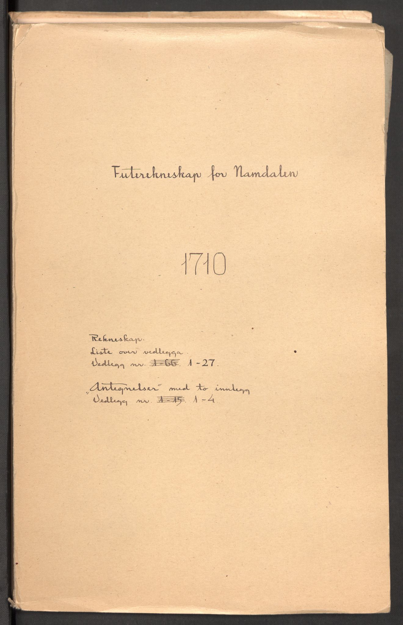 Rentekammeret inntil 1814, Reviderte regnskaper, Fogderegnskap, RA/EA-4092/R64/L4431: Fogderegnskap Namdal, 1709-1710, s. 271