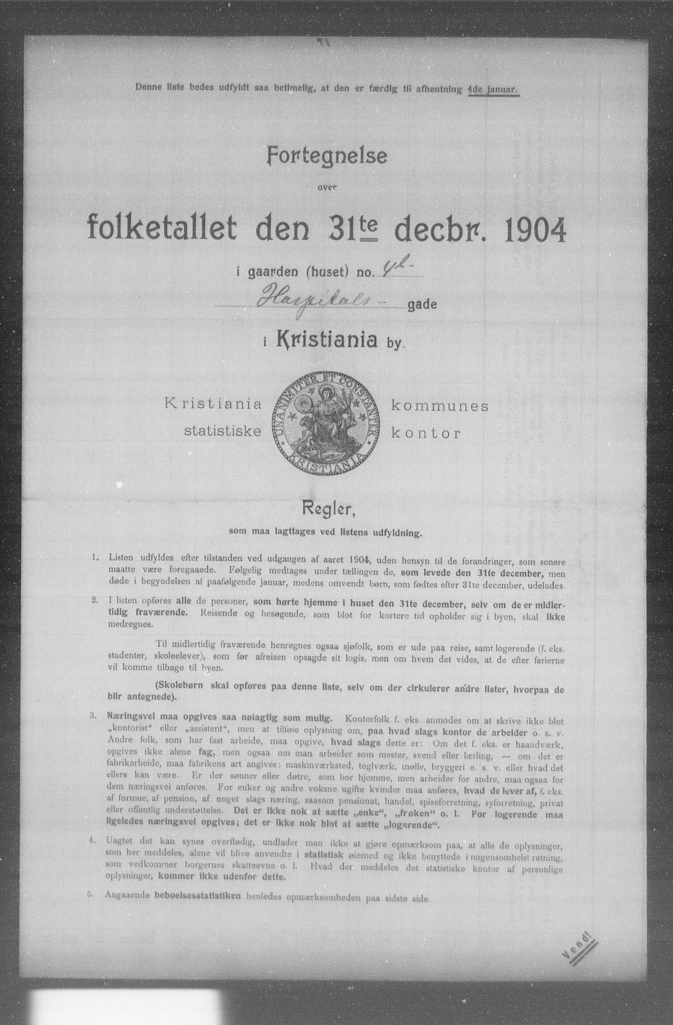 OBA, Kommunal folketelling 31.12.1904 for Kristiania kjøpstad, 1904, s. 7971