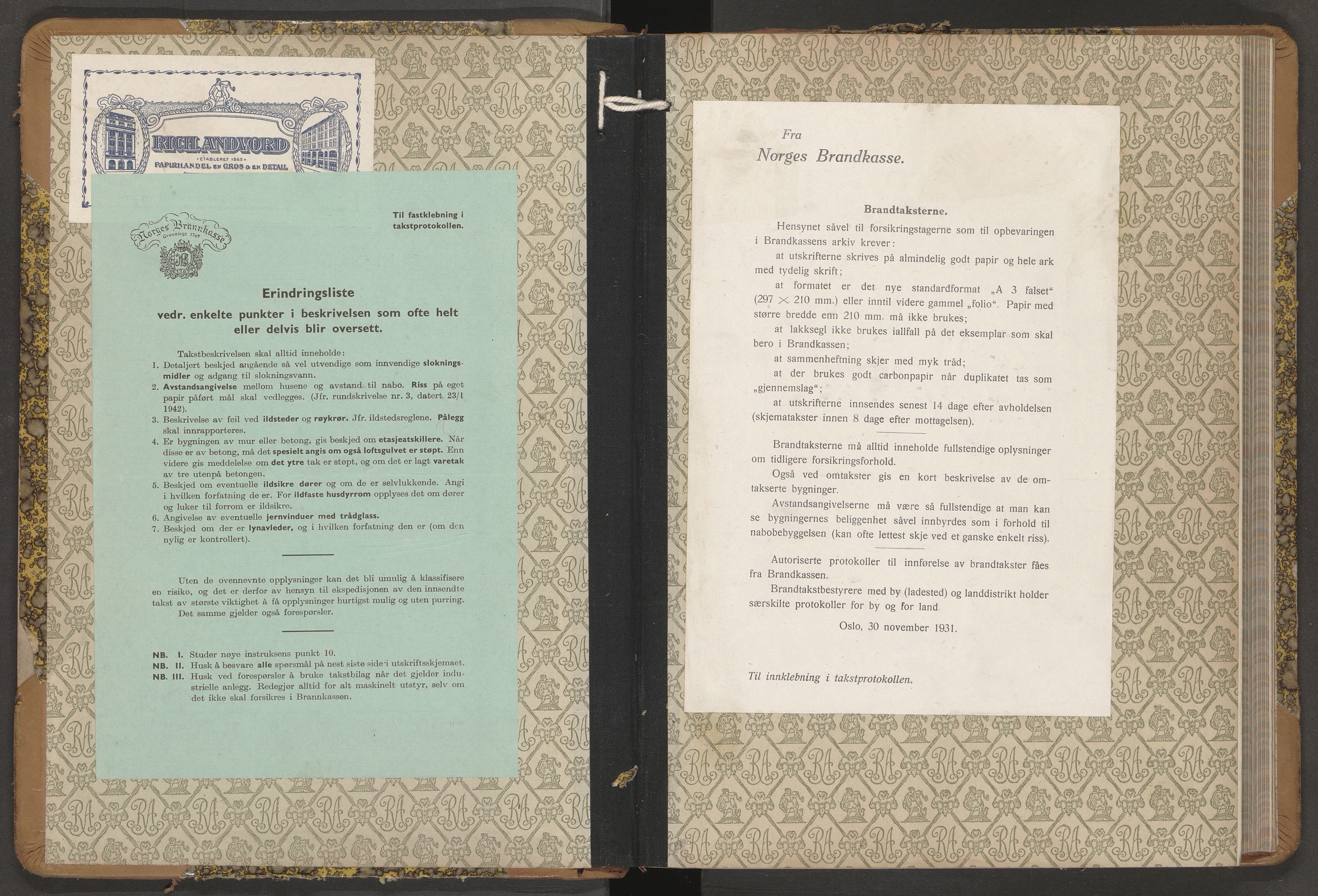 Brunlanes lensmannskontor, SAKO/A-535/Y/Yb/Ybb/L0007: Skjematakstprotokoller, 1940-1954