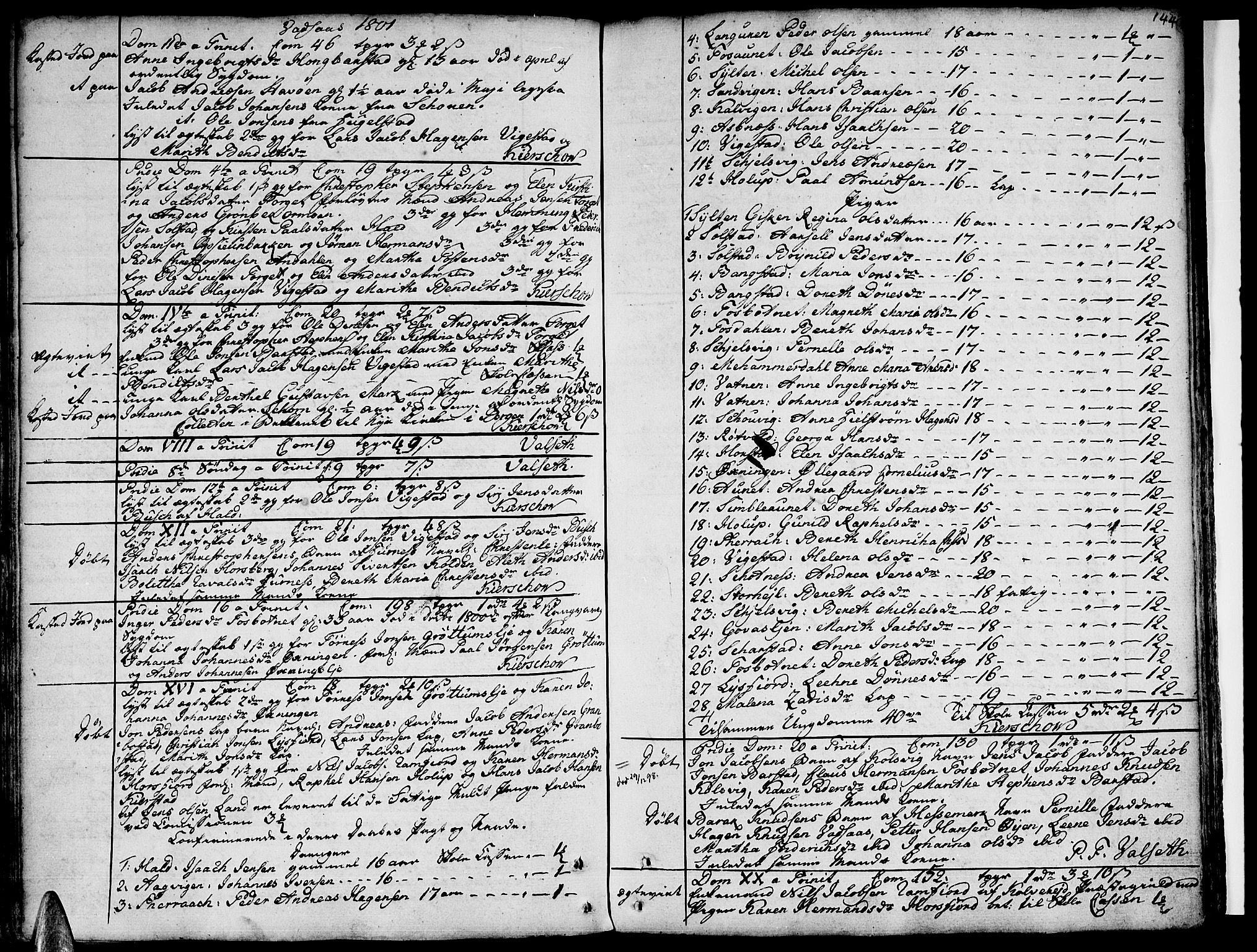 Ministerialprotokoller, klokkerbøker og fødselsregistre - Nordland, SAT/A-1459/810/L0137: Ministerialbok nr. 810A01, 1752-1817, s. 144