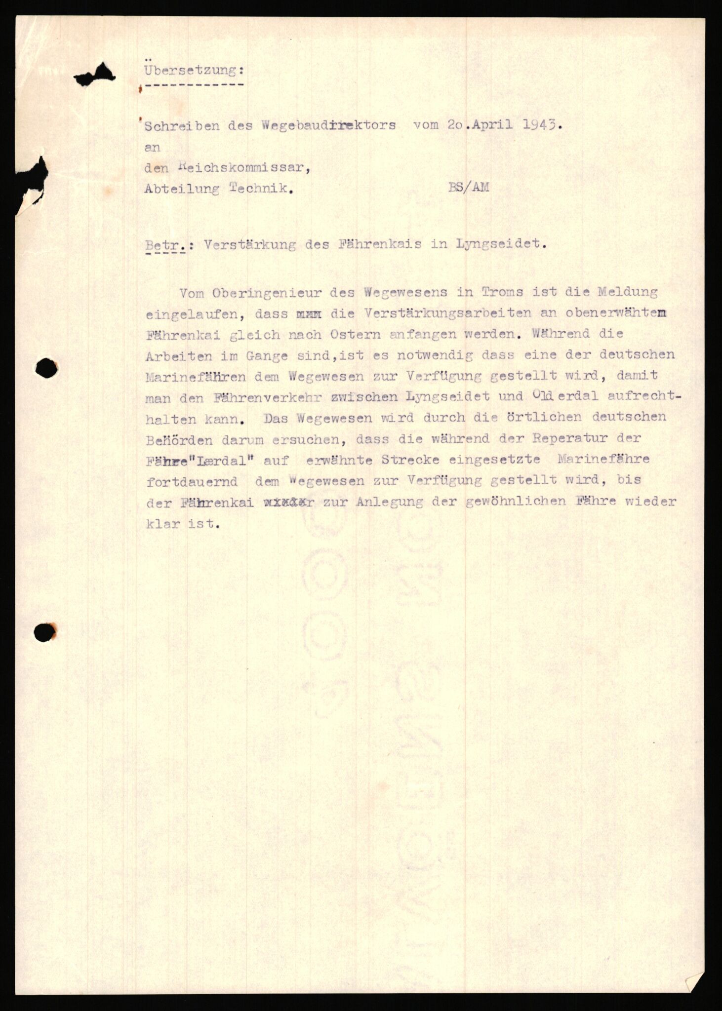 Tyske arkiver, Organisation Todt (OT), Einsatzgruppe Wiking, AV/RA-RAFA-2188/1/E/E2/E2d/L0023: Fähren und Anlegen, 1942-1944, s. 91