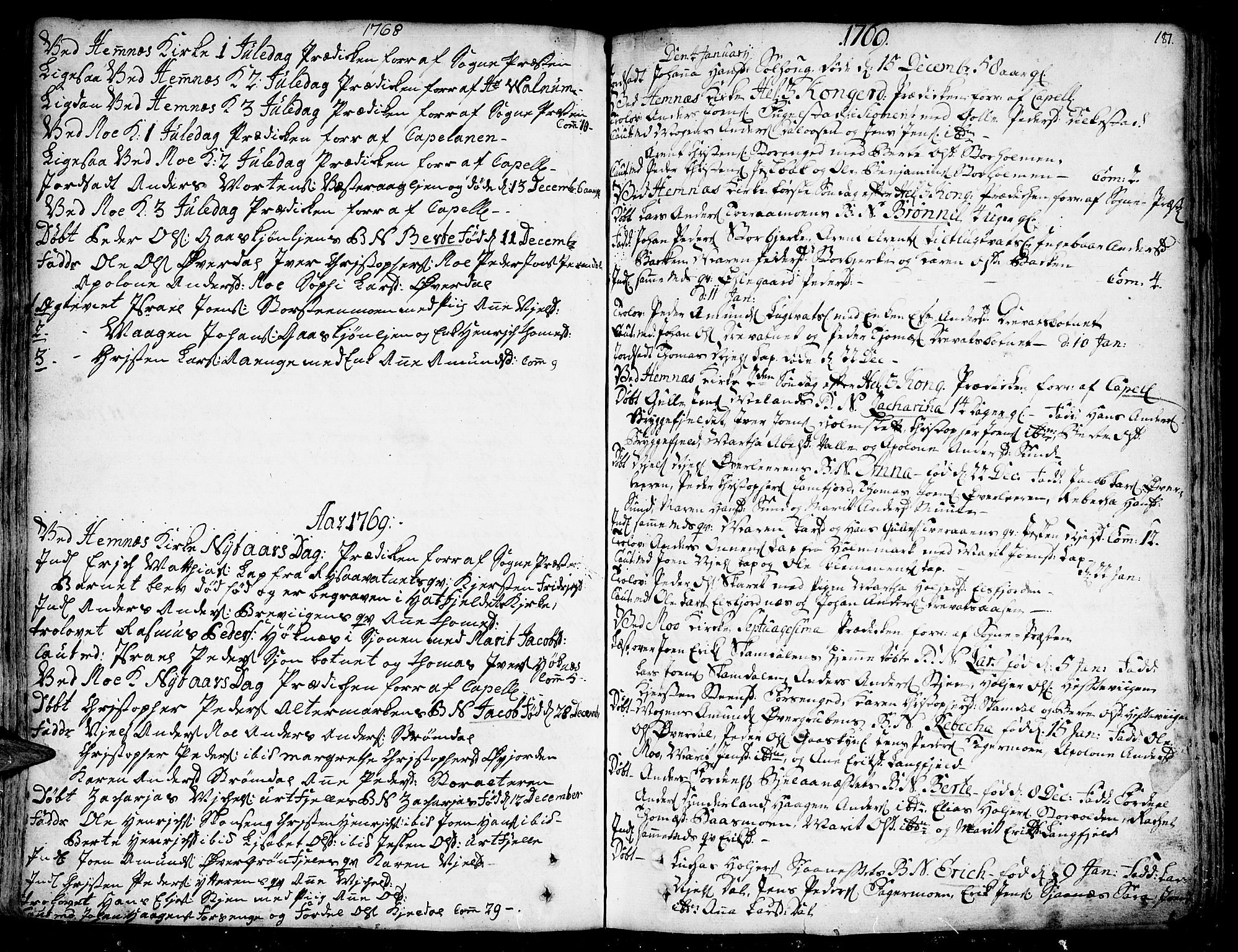 Ministerialprotokoller, klokkerbøker og fødselsregistre - Nordland, AV/SAT-A-1459/825/L0348: Ministerialbok nr. 825A04, 1752-1788, s. 181
