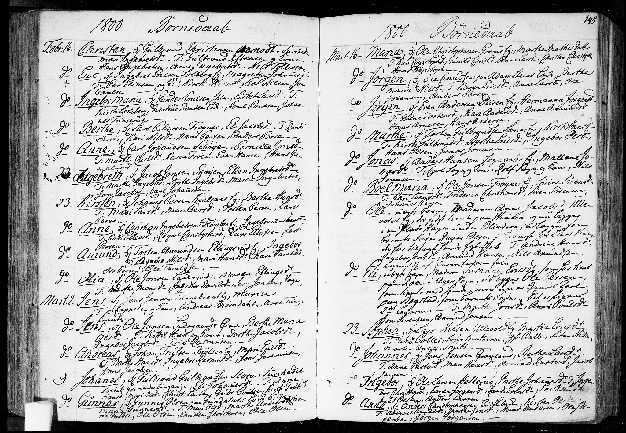 Aker prestekontor kirkebøker, SAO/A-10861/F/L0010: Ministerialbok nr. 10, 1786-1809, s. 145