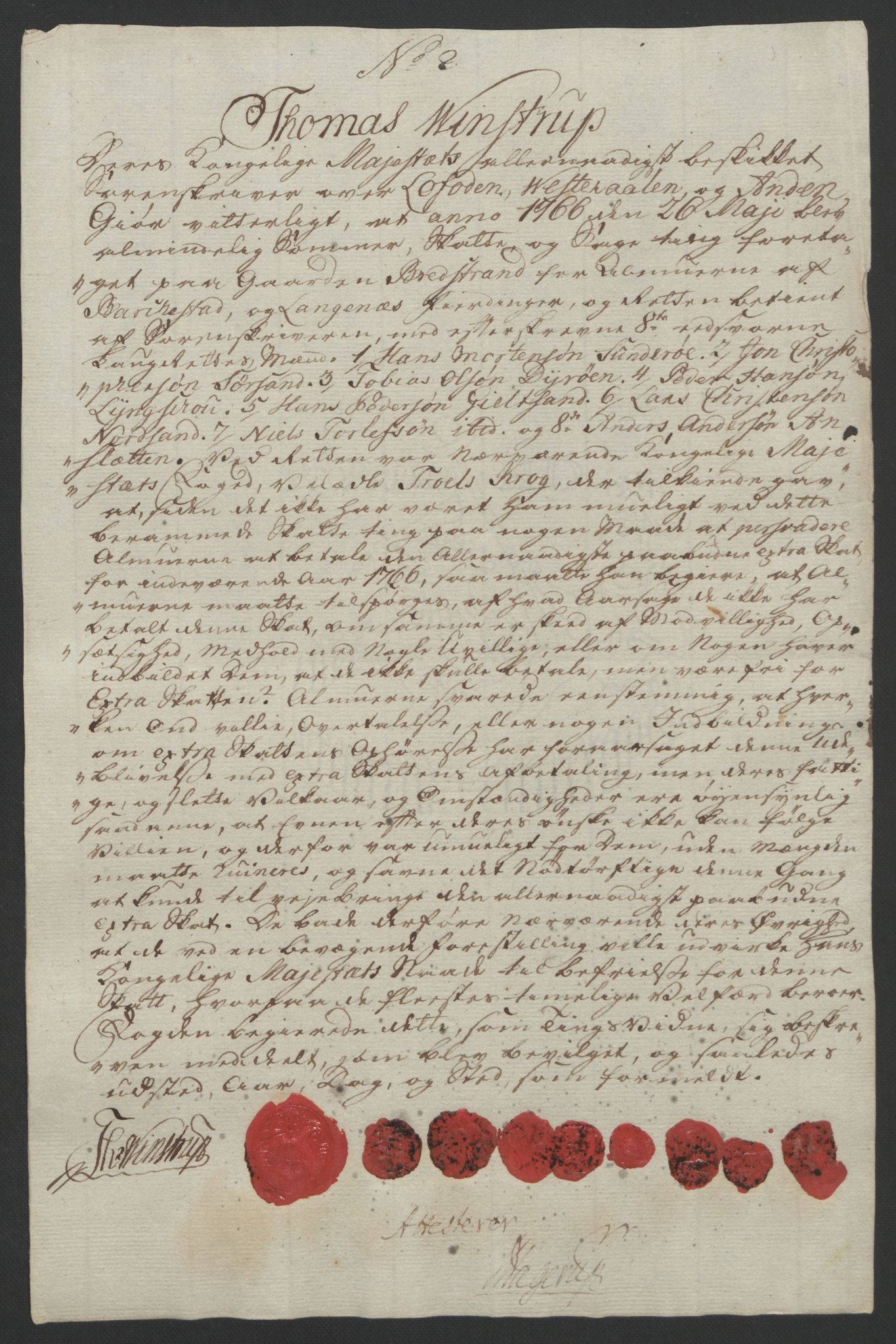 Rentekammeret inntil 1814, Reviderte regnskaper, Fogderegnskap, RA/EA-4092/R67/L4747: Ekstraskatten Vesterålen, Andenes og Lofoten, 1762-1766, s. 468
