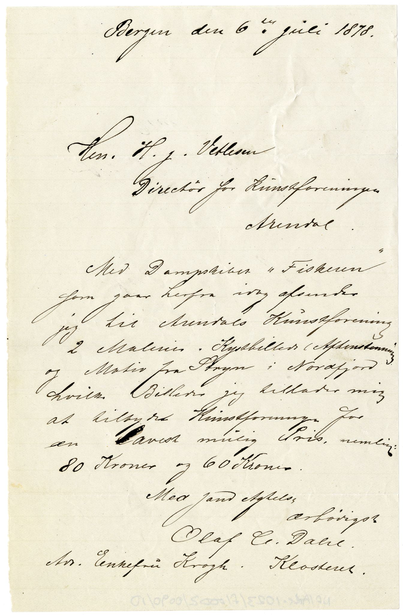 Diderik Maria Aalls brevsamling, NF/Ark-1023/F/L0002: D.M. Aalls brevsamling. B - C, 1799-1889, s. 451